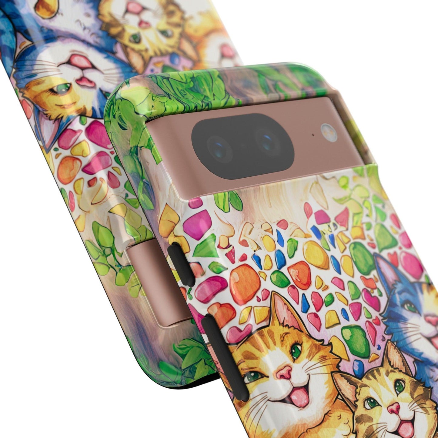 Cat Lovers Collection Tough Cellphone Case - Cosmic Creations by Karen