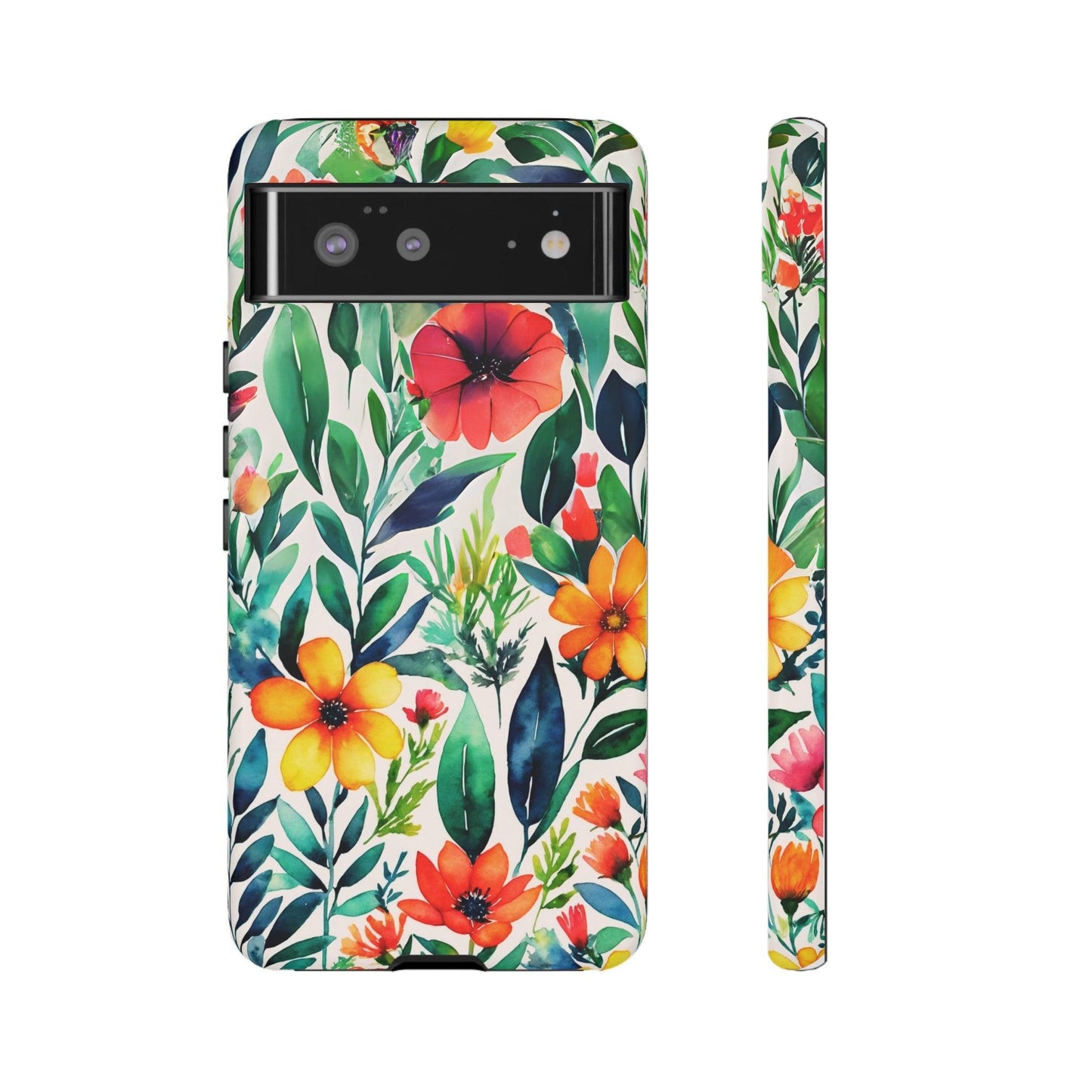 Tough Cellphone Case :" Eclectic Elegance Phone Case Collection" ( Floral patterns)