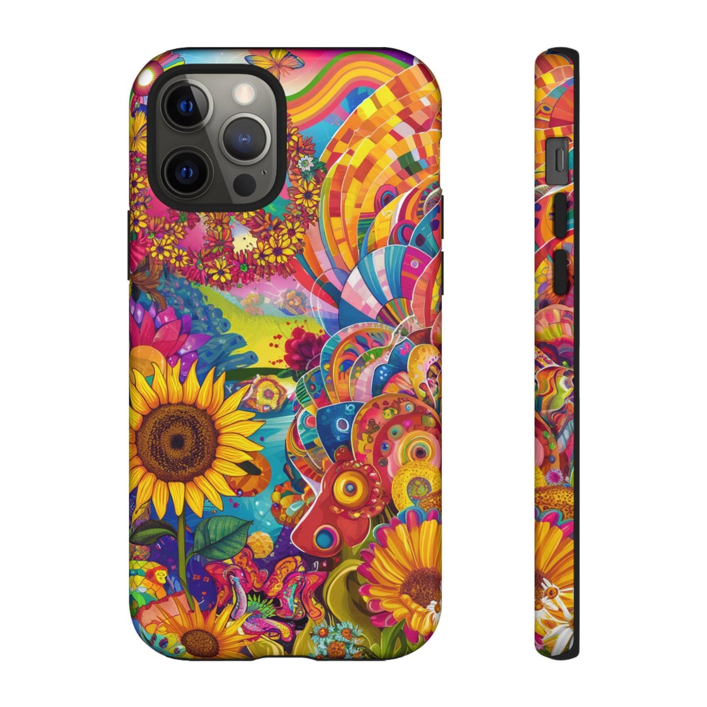 Tough Phone Case :" Eclectic Elegance Phone Case Collection" ( Hippie Style patterns)