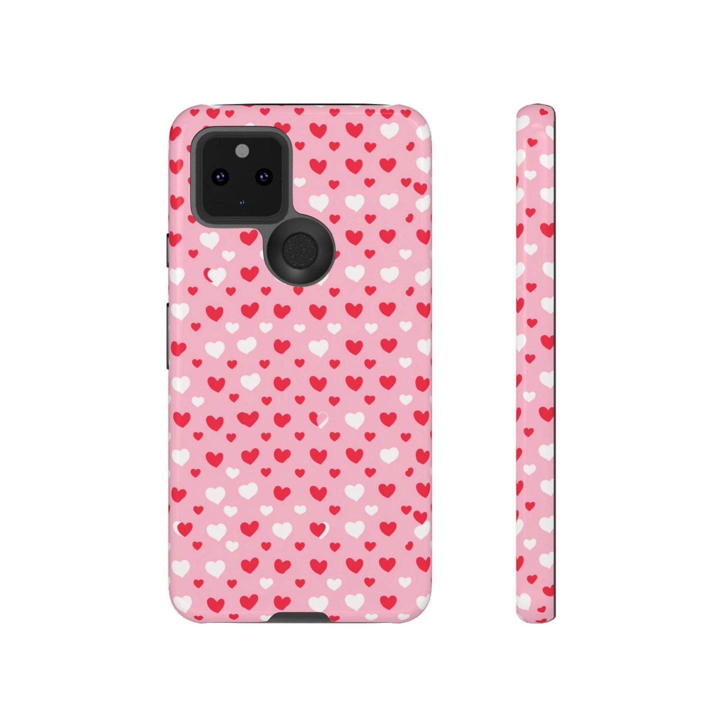 Tough Phone Case :" Eclectic Elegance Phone Case Collection" ( Hearts patterns)