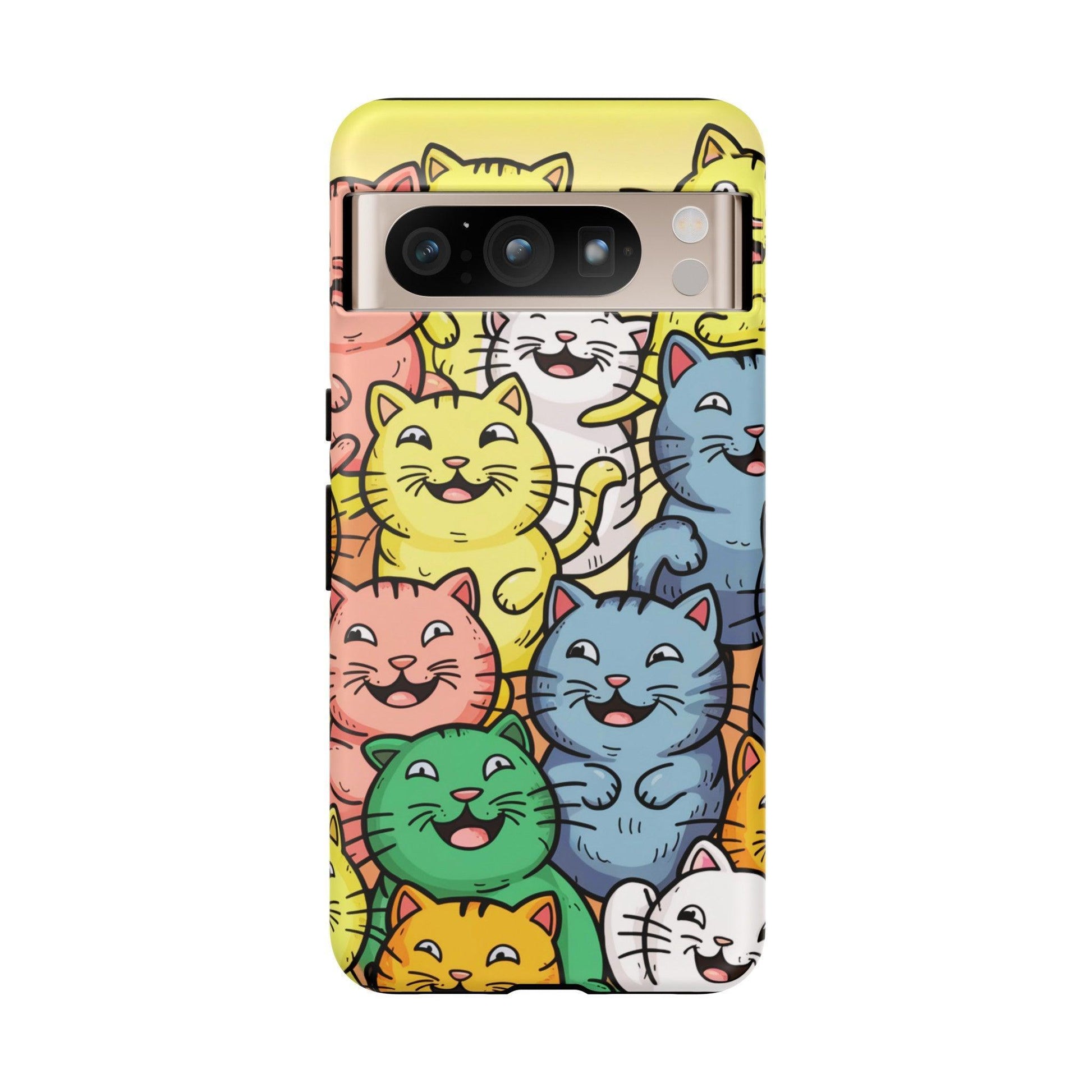 Cat Lovers Collection Tough Cellphone Case - Cosmic Creations by Karen