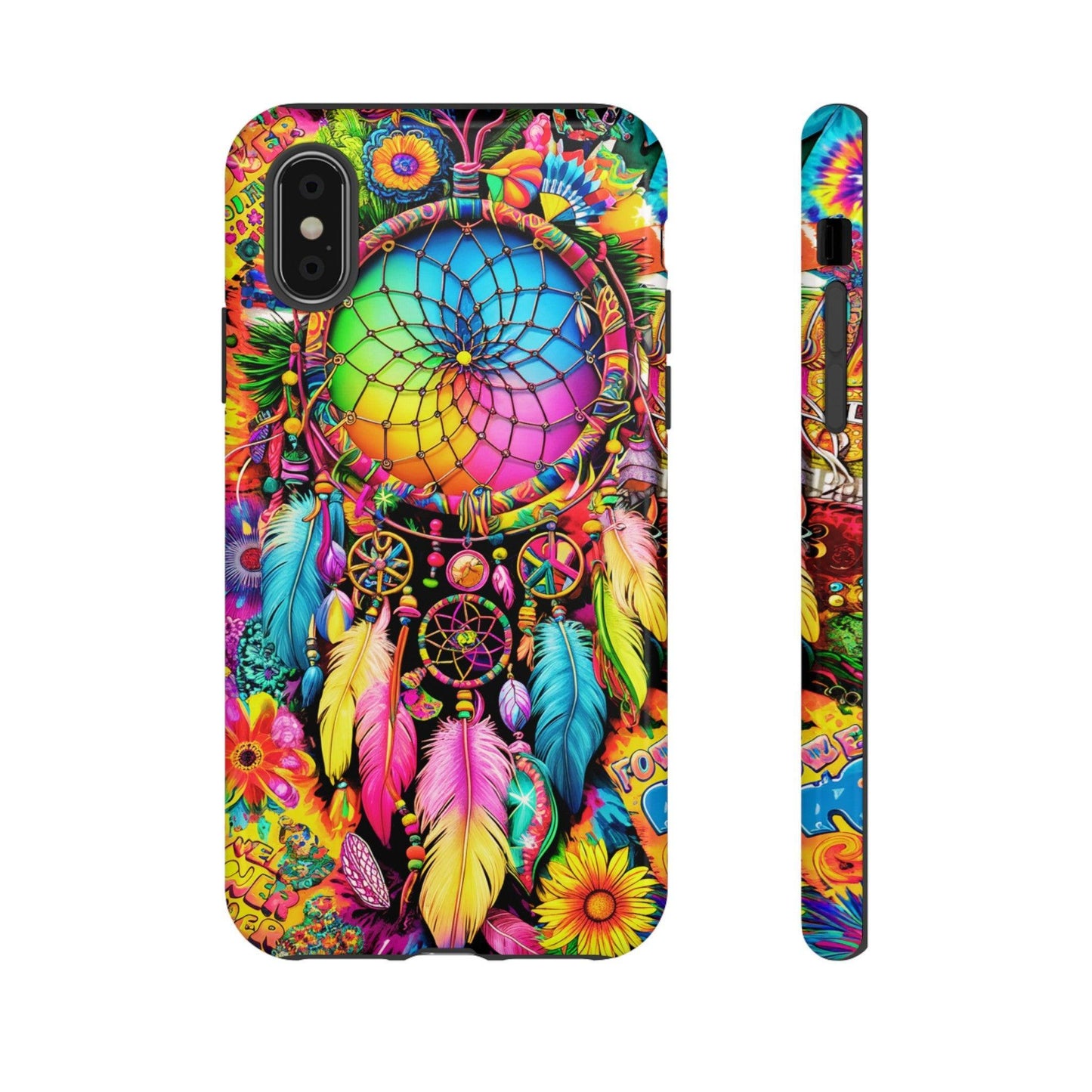 Tough Phone Case :" Eclectic Elegance Phone Case Collection" ( Hippie Style patterns)