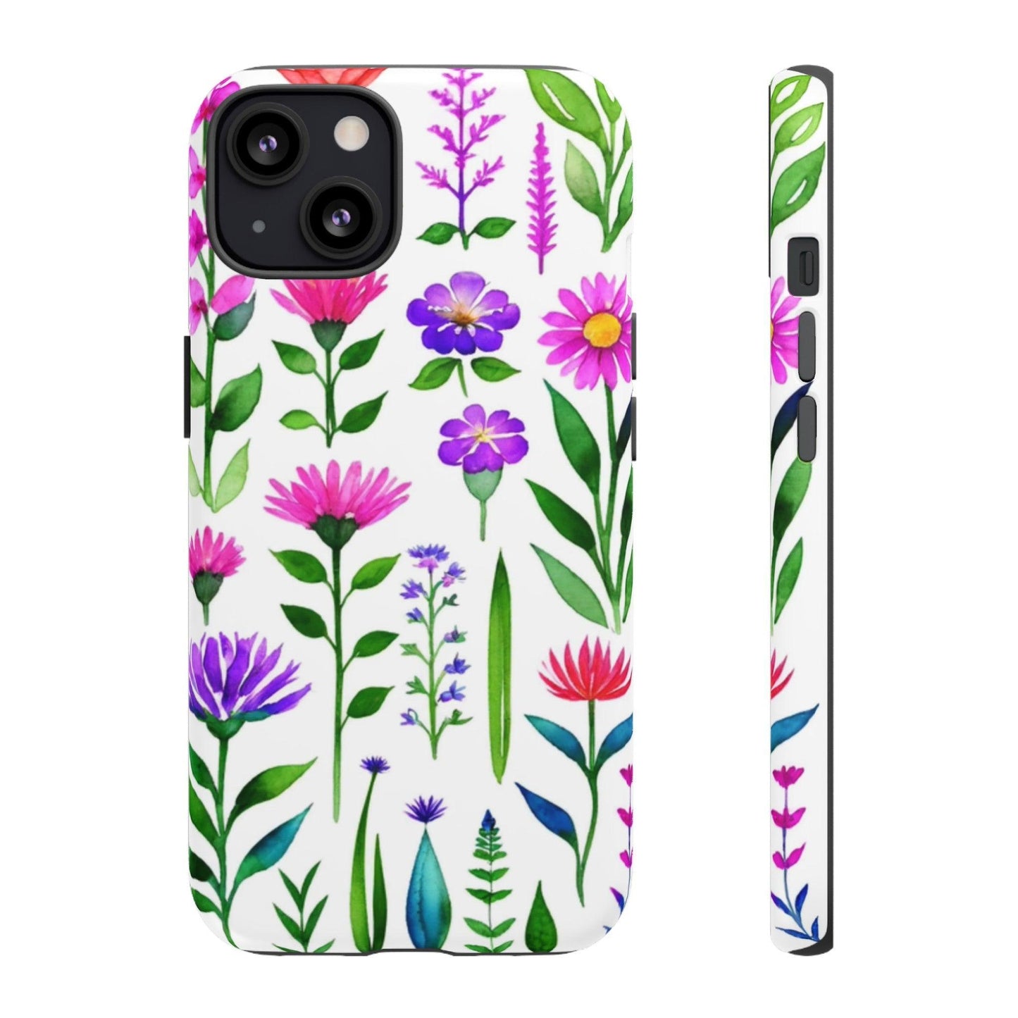 Tough Phone Case :" Eclectic Elegance Phone Case Collection" ( Floral pattern)