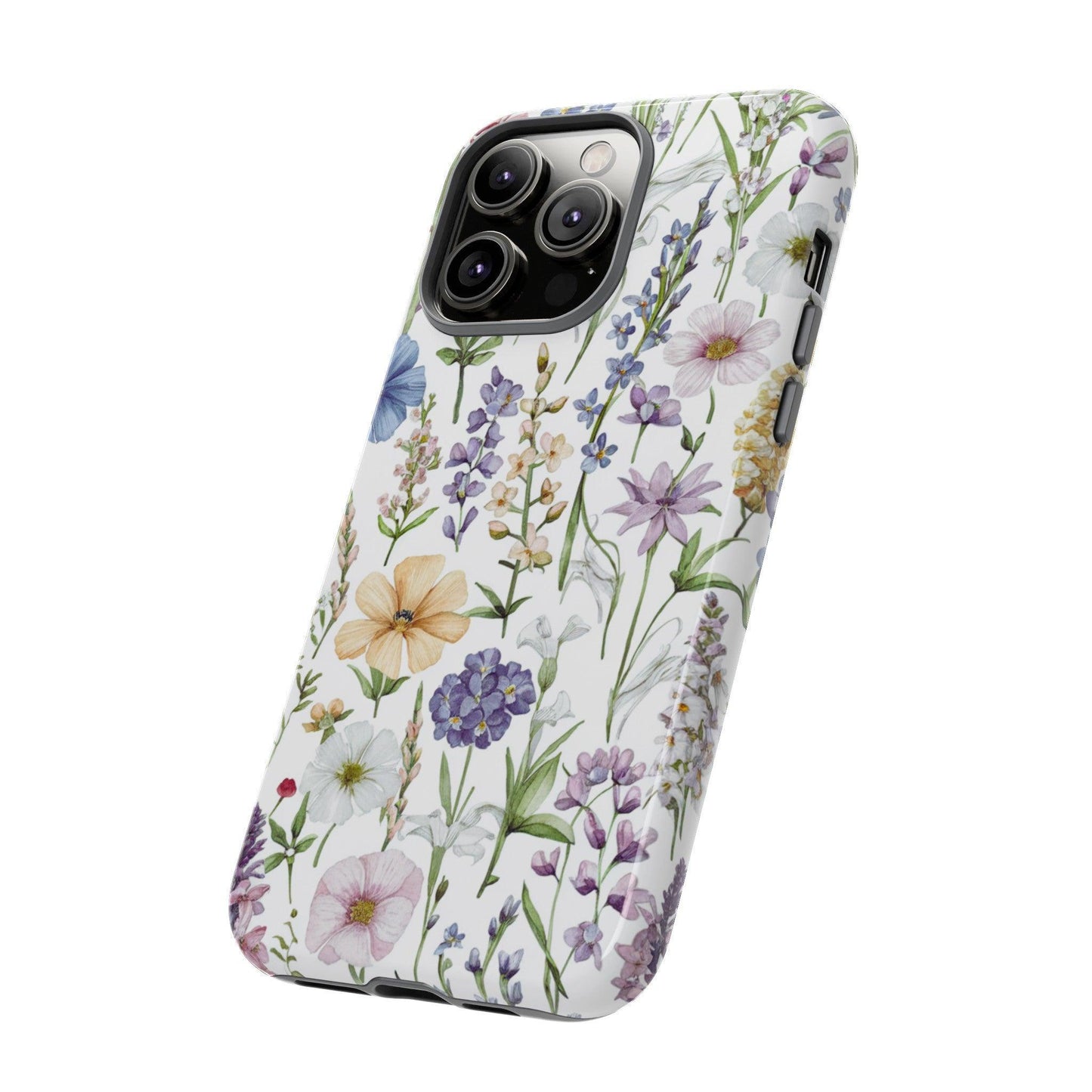 Tough Cellphone Case :" Eclectic Elegance Phone Case Collection" ( Floral patterns)