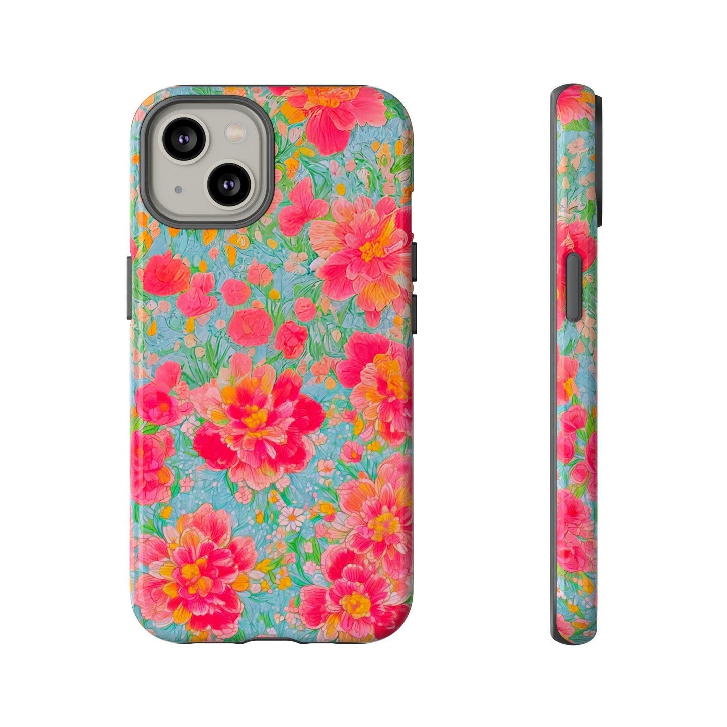 Tough Cellphone Case :" Eclectic Elegance Phone Case Collection" ( Floral patterns)