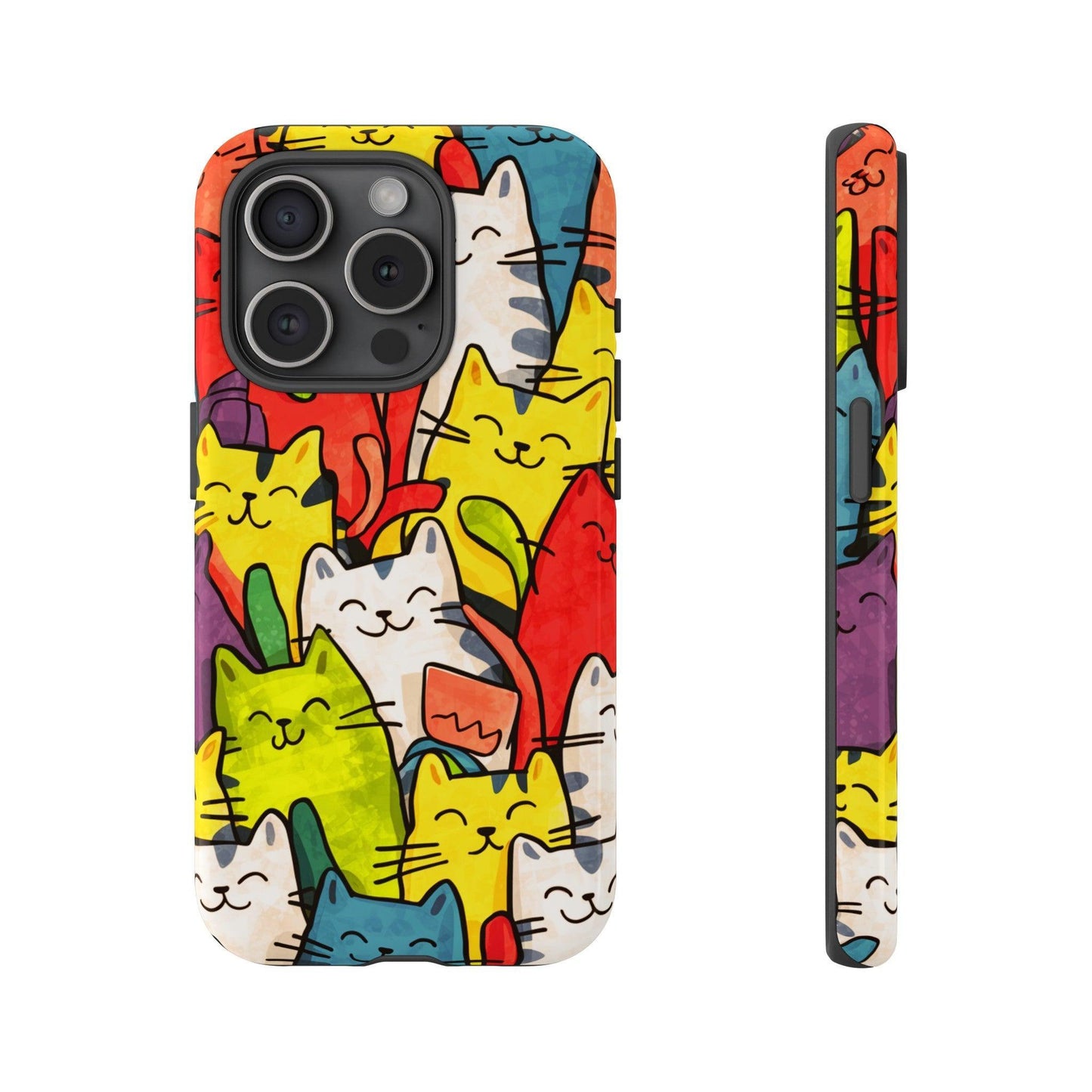 Cat Lovers Collection Tough Cellphone Case - Cosmic Creations by Karen