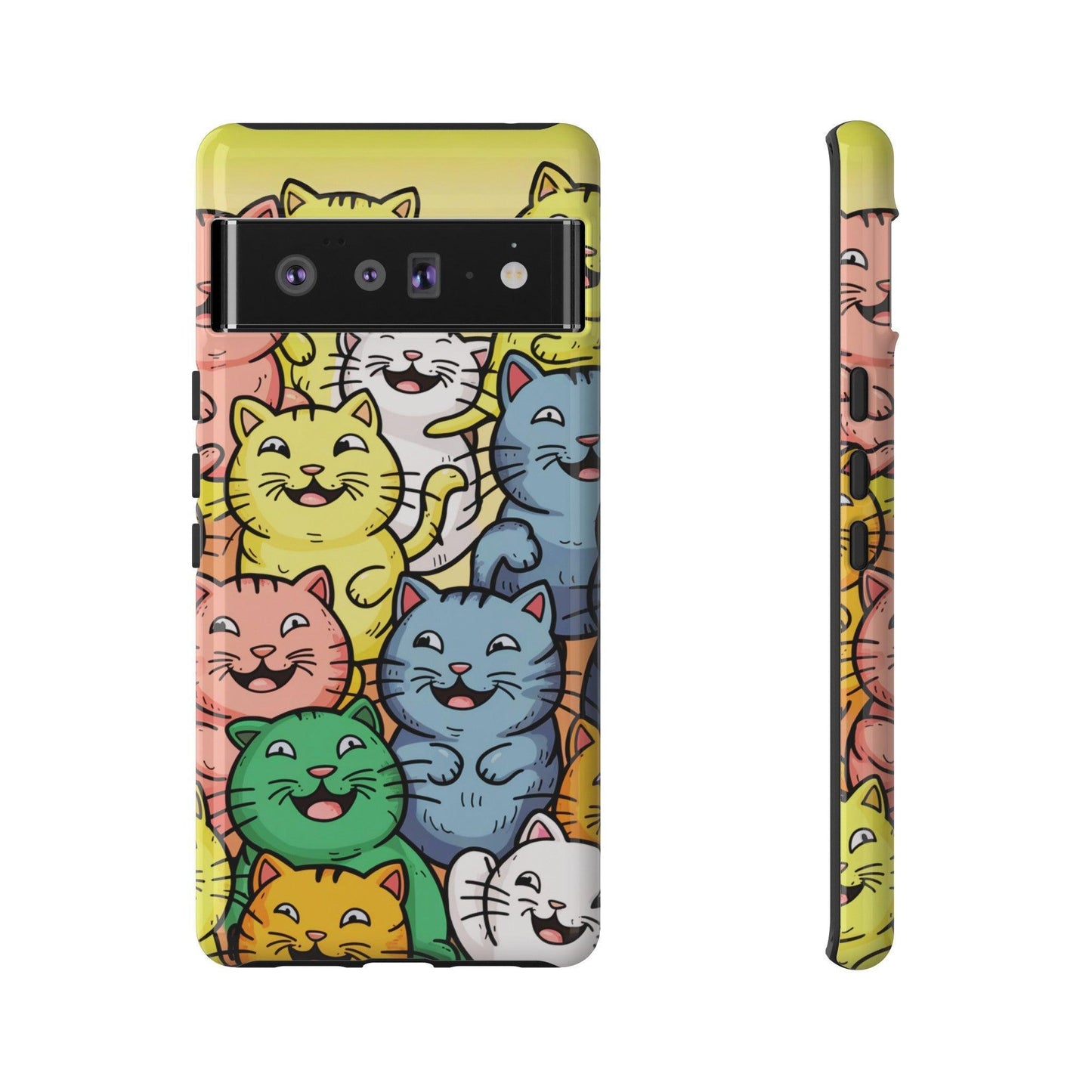 Cat Lovers Collection Tough Cellphone Case - Cosmic Creations by Karen