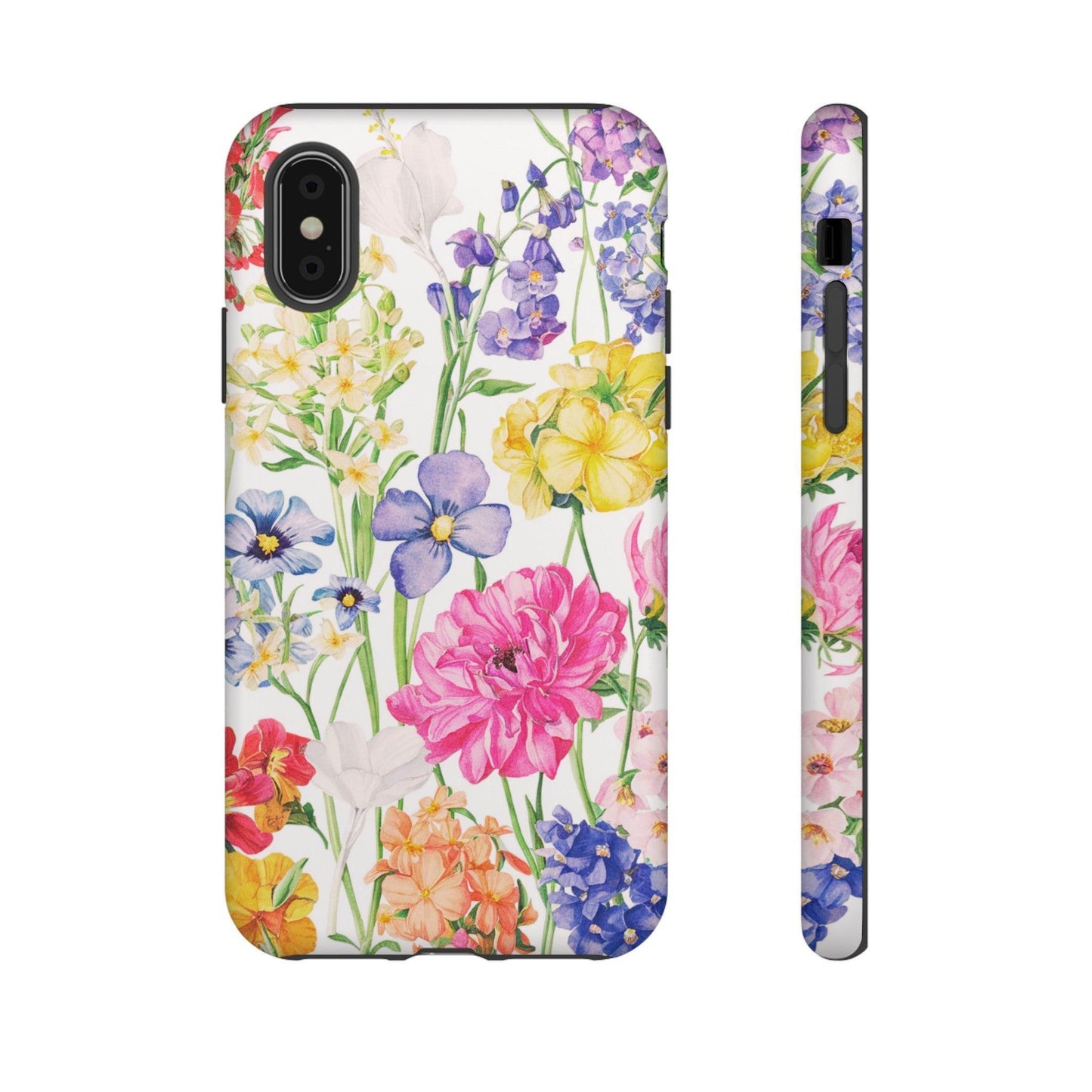 Tough Cellphone Case :" Eclectic Elegance Phone Case Collection" ( Floral patterns)