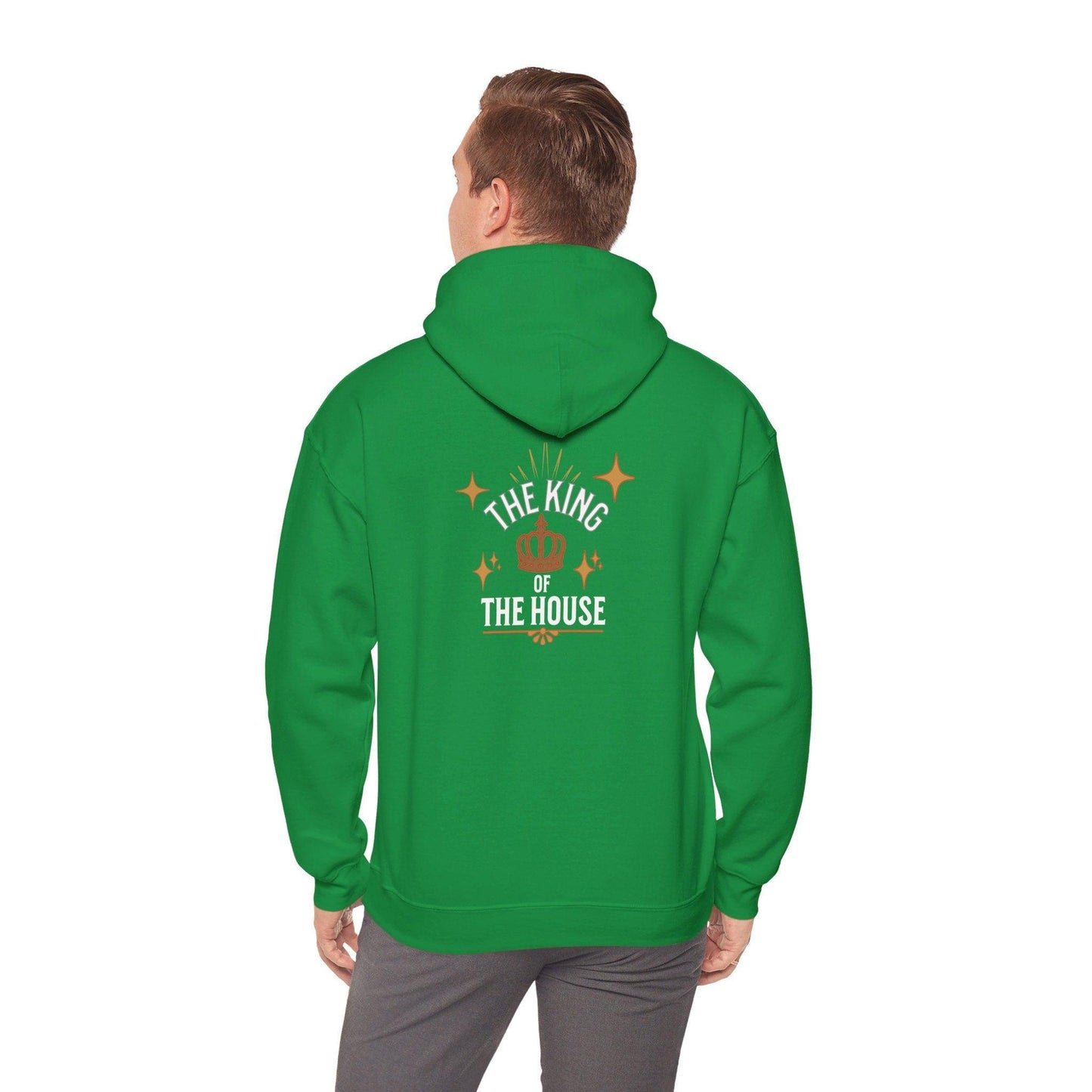 King's Heavy Blend Hooded Sweatshirt : "Dad, The King of the House Collection"