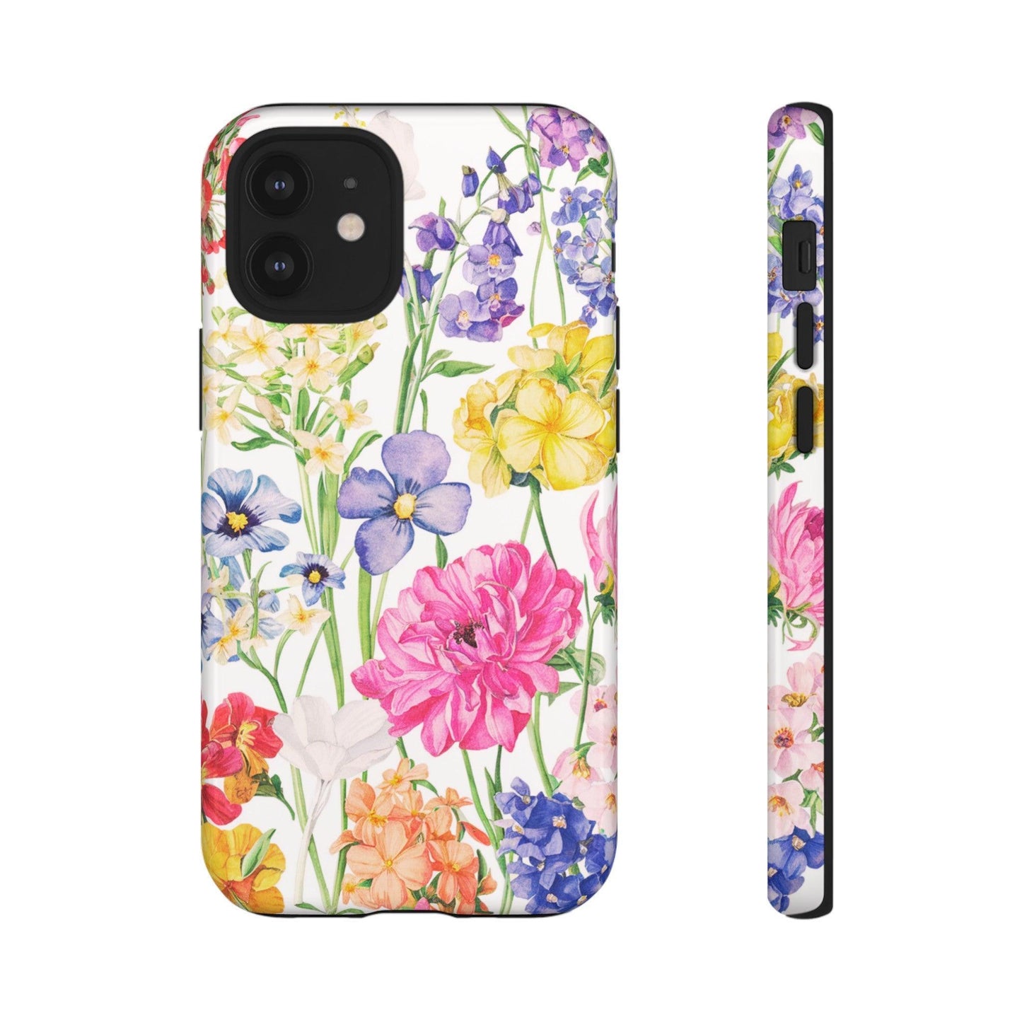 Tough Cellphone Case :" Eclectic Elegance Phone Case Collection" ( Floral patterns)