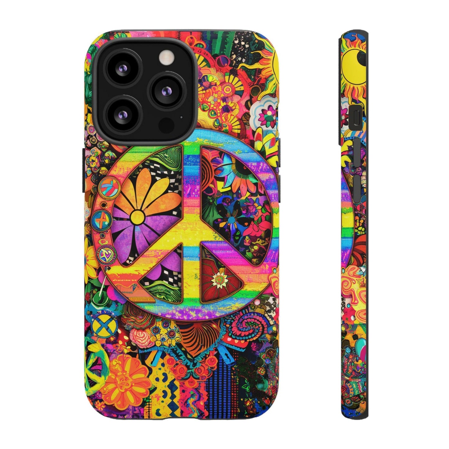 Tough Phone Case :" Eclectic Elegance Phone Case Collection" ( Hippie Style patterns)