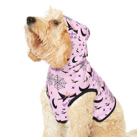 Pink Halloween Pet Hoodie - Cosmic Creations by Karen