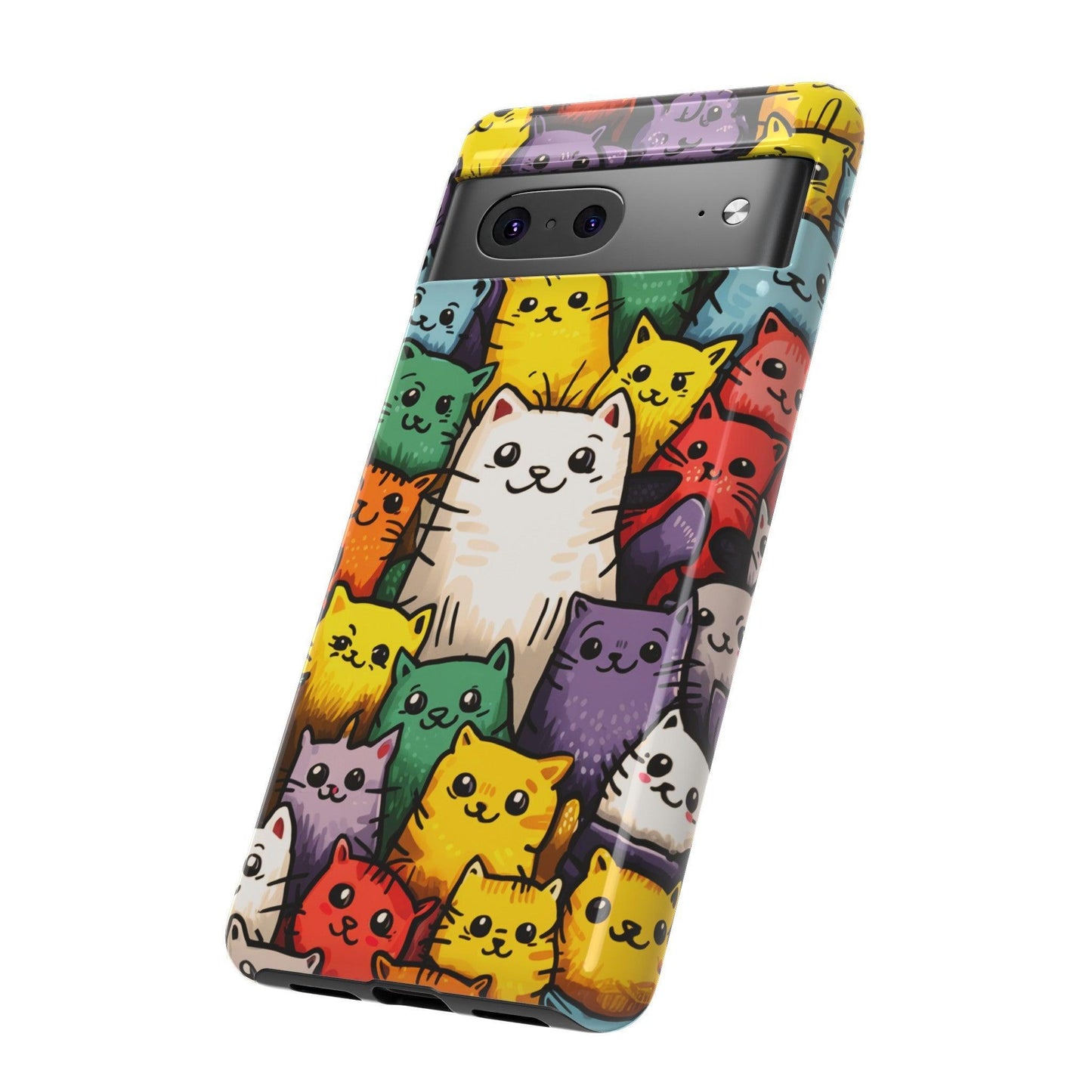 Cat Lovers Collection Tough Cellphone Case - Cosmic Creations by Karen