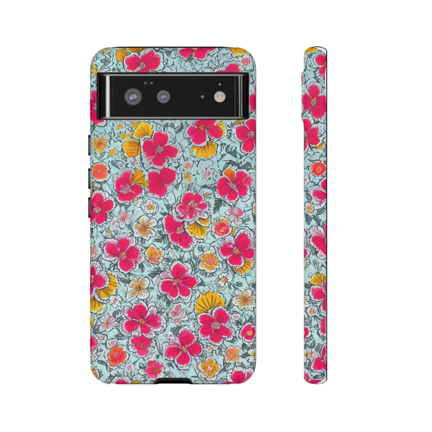 Tough Cellphone Case :" Eclectic Elegance Phone Case Collection" ( Floral patterns)