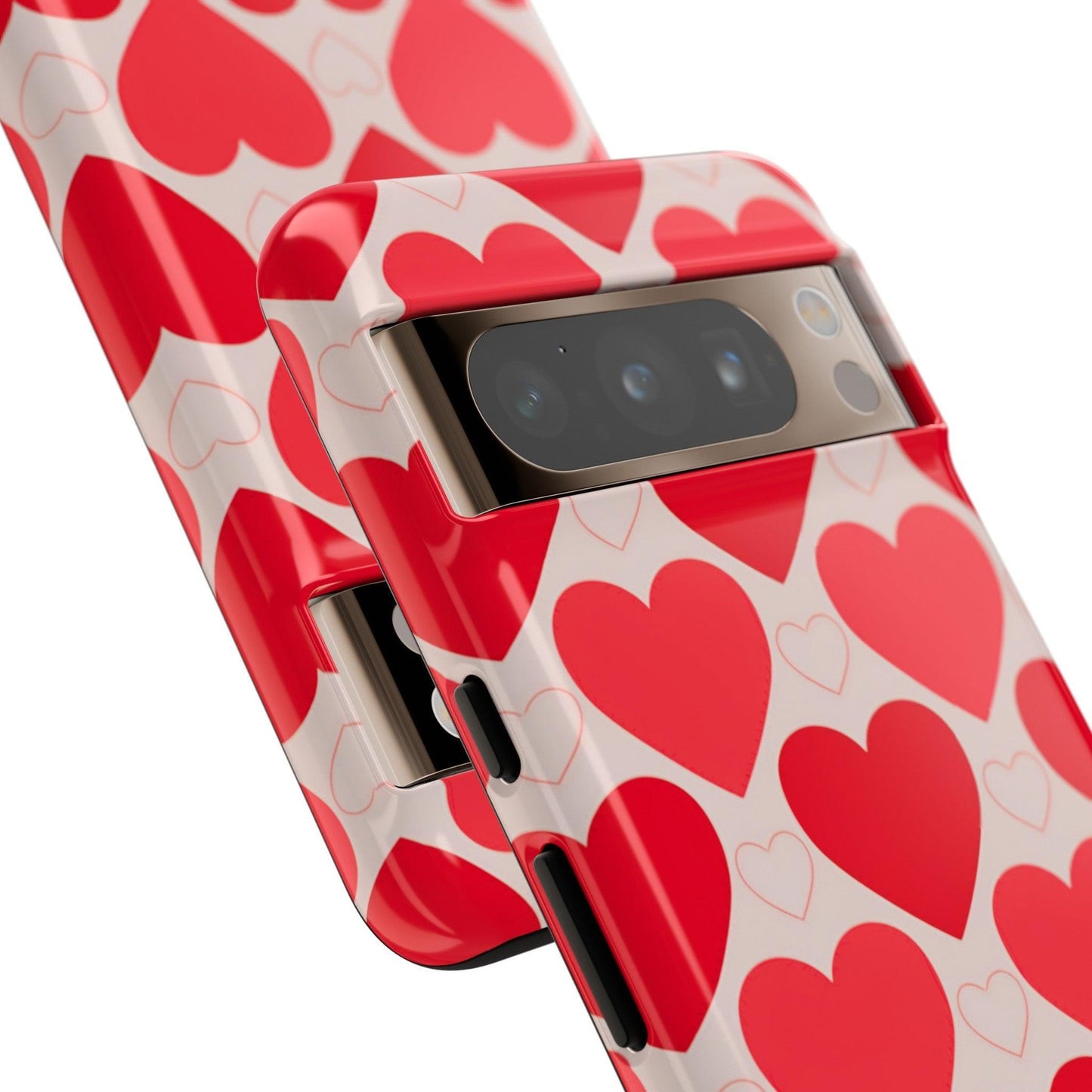 Tough Phone Case :" Eclectic Elegance Phone Case Collection" ( Hearts patterns)