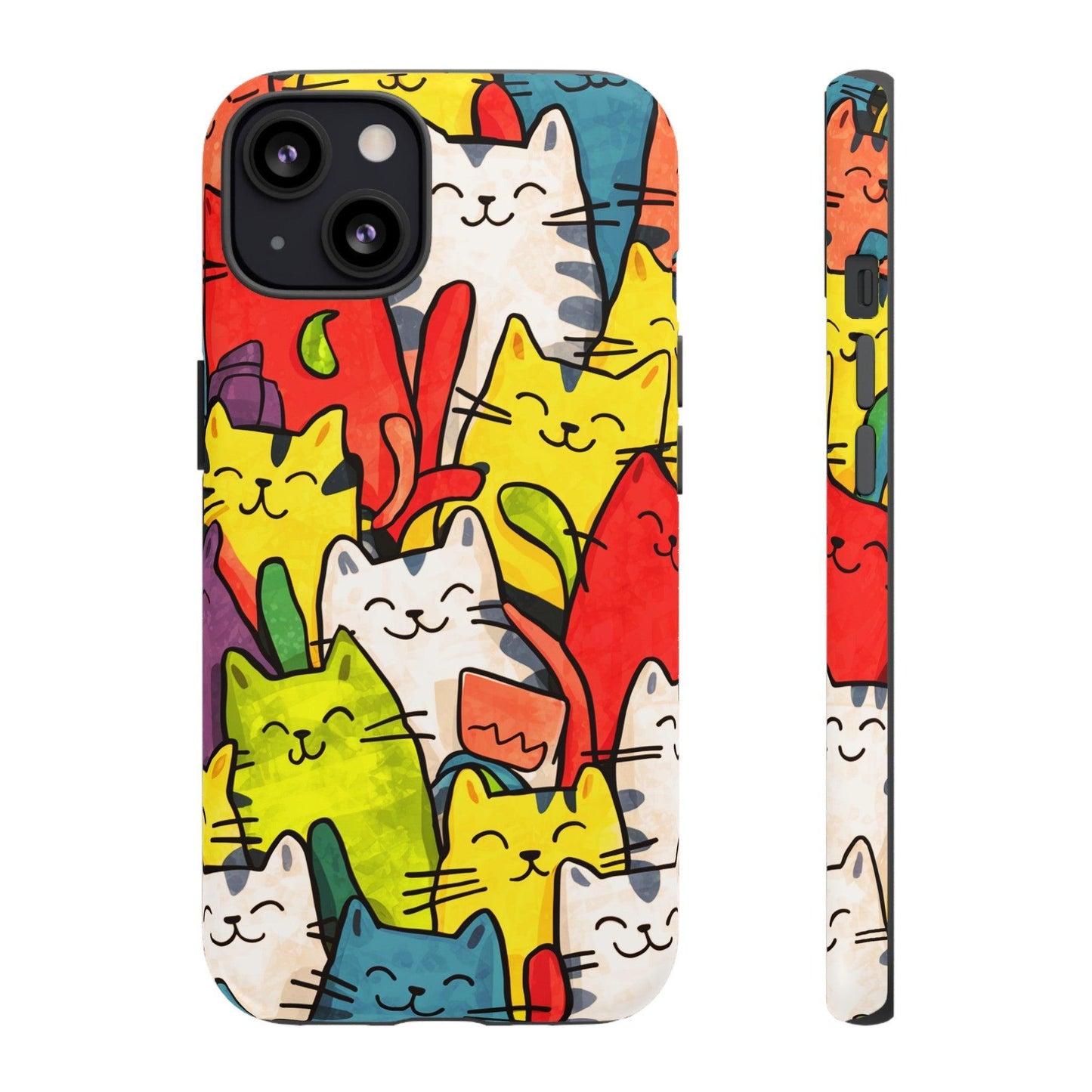 Cat Lovers Collection Tough Cellphone Case - Cosmic Creations by Karen