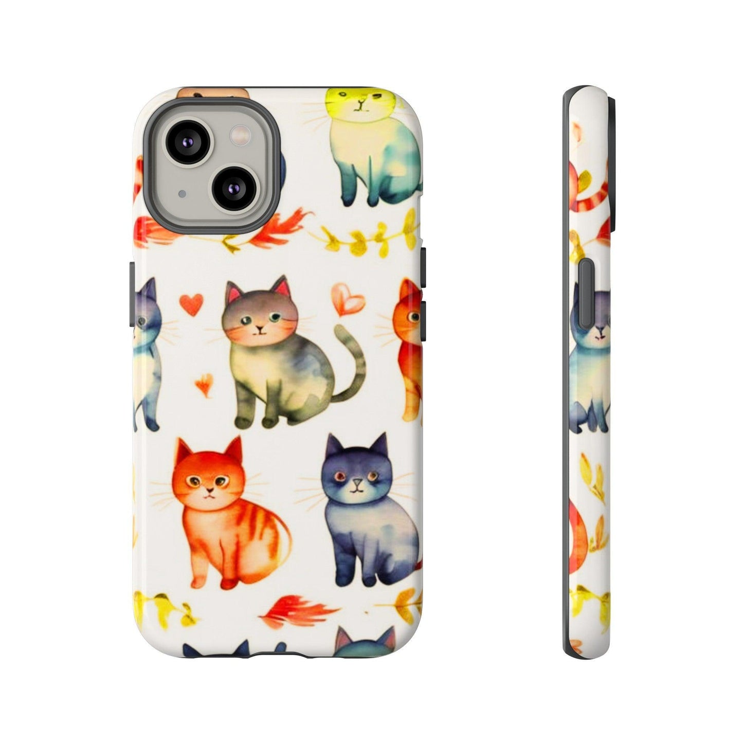 Cat Lovers Collection Tough Cellphone Case - Cosmic Creations by Karen