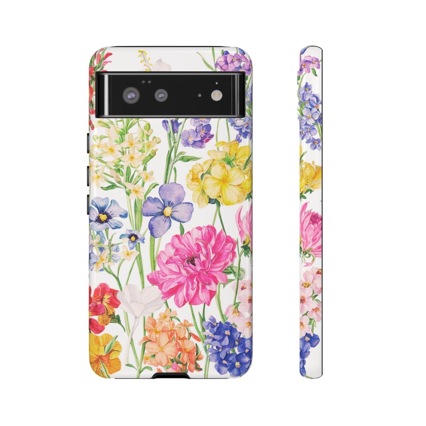 Tough Cellphone Case :" Eclectic Elegance Phone Case Collection" ( Floral patterns)