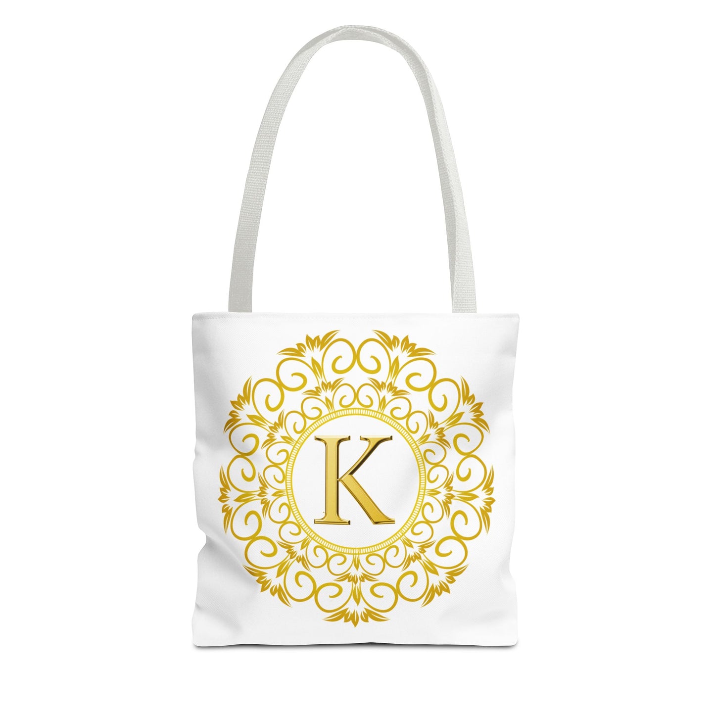 Tote Bag with Initials Monogram