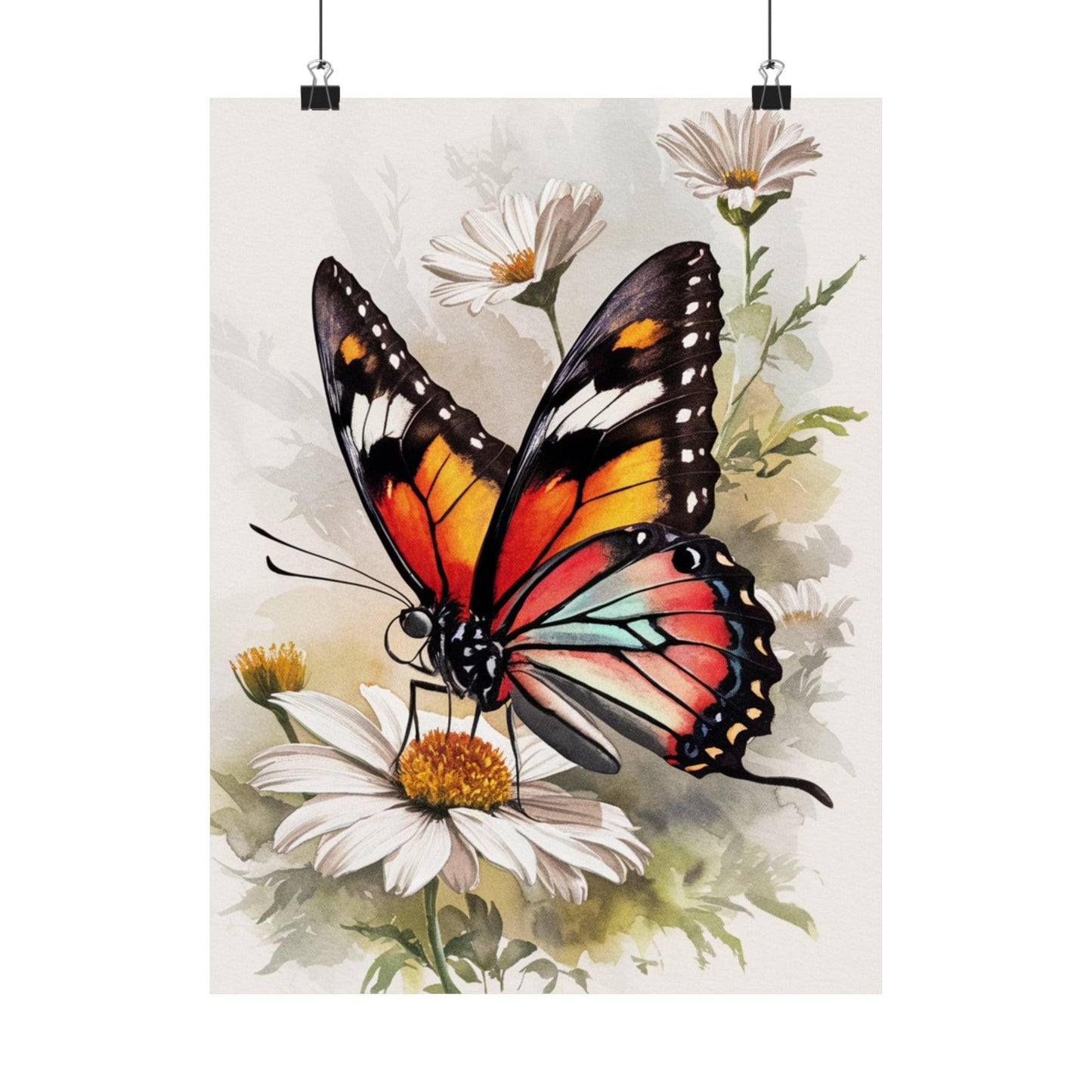 Monarch Butterfly Splendor Posters - Cosmic Creations by Karen