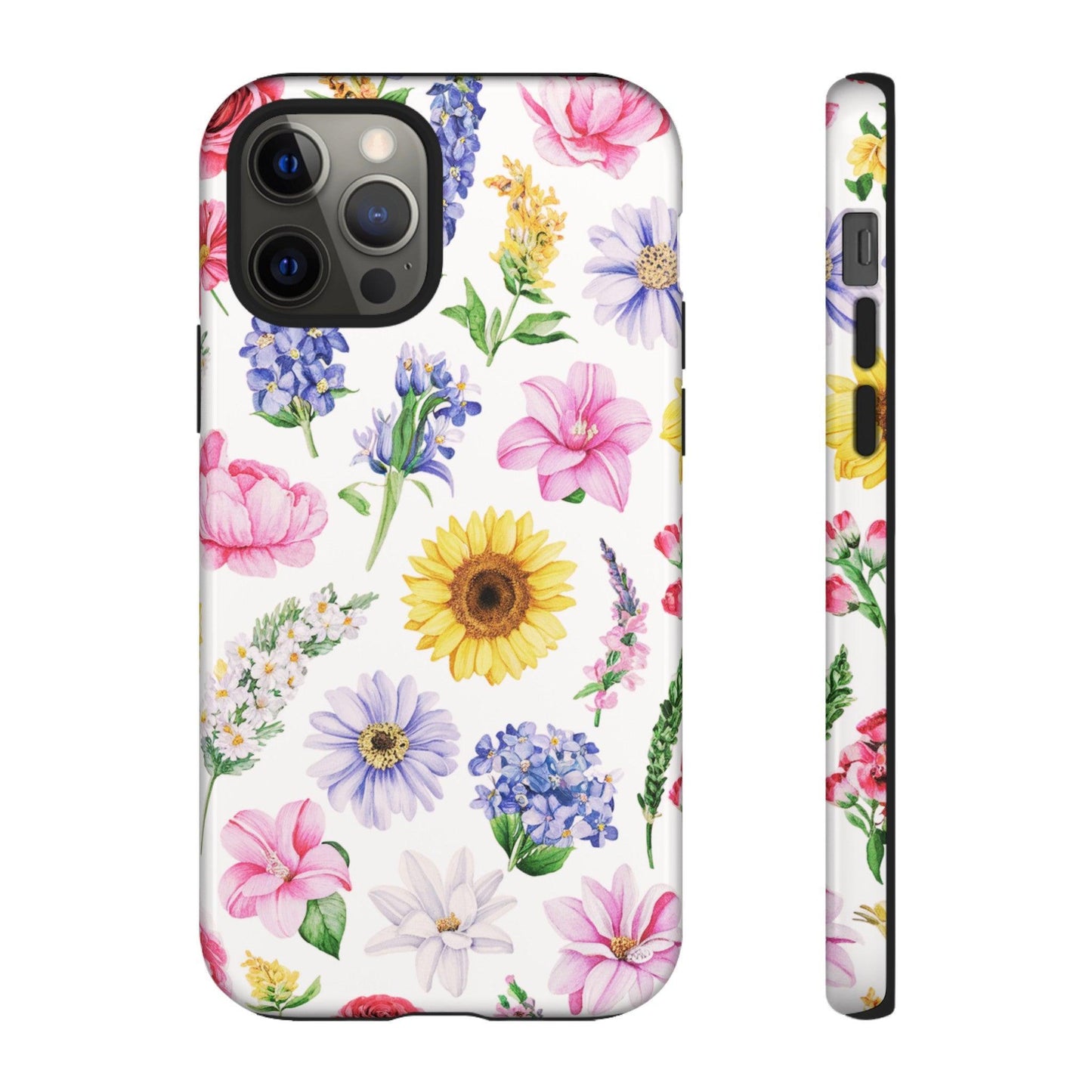 Tough Cellphone Case :" Eclectic Elegance Phone Case Collection" ( Floral patterns)