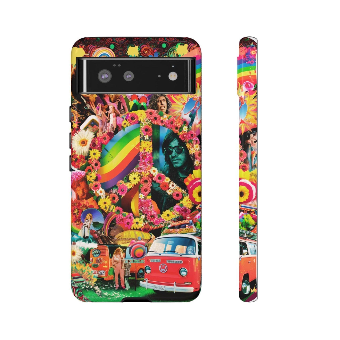 Tough Phone Case :" Eclectic Elegance Phone Case Collection" ( Hippie Style patterns)