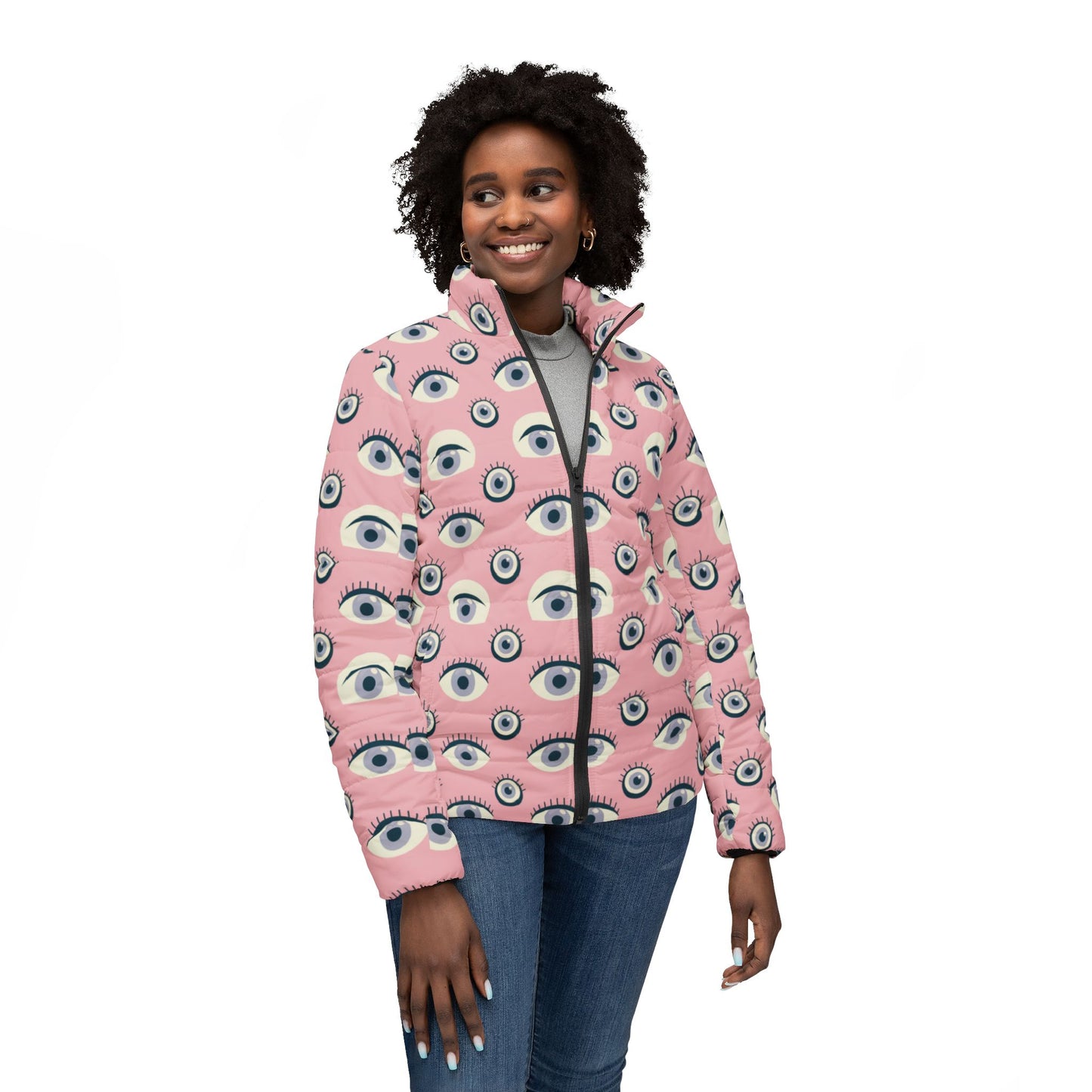 Women’s Puffer Jacket (AOP)