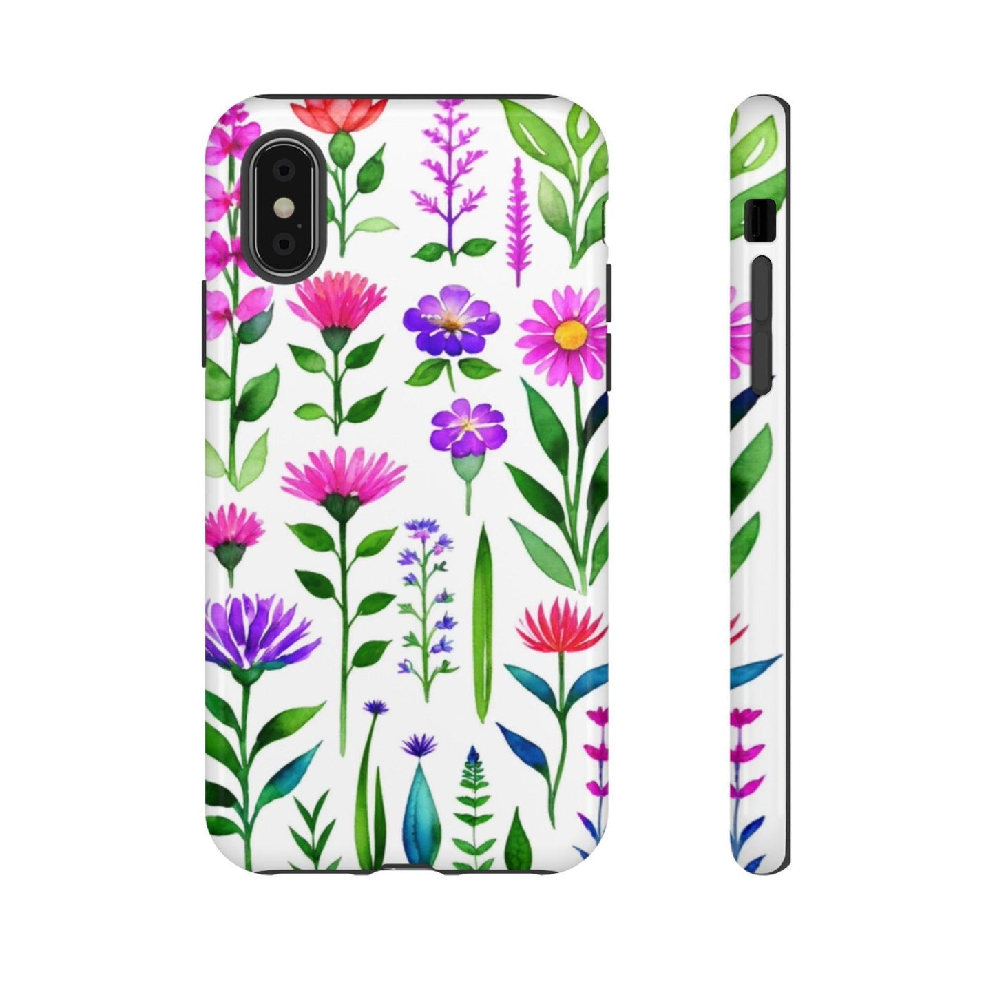 Tough Phone Case :" Eclectic Elegance Phone Case Collection" ( Floral pattern)