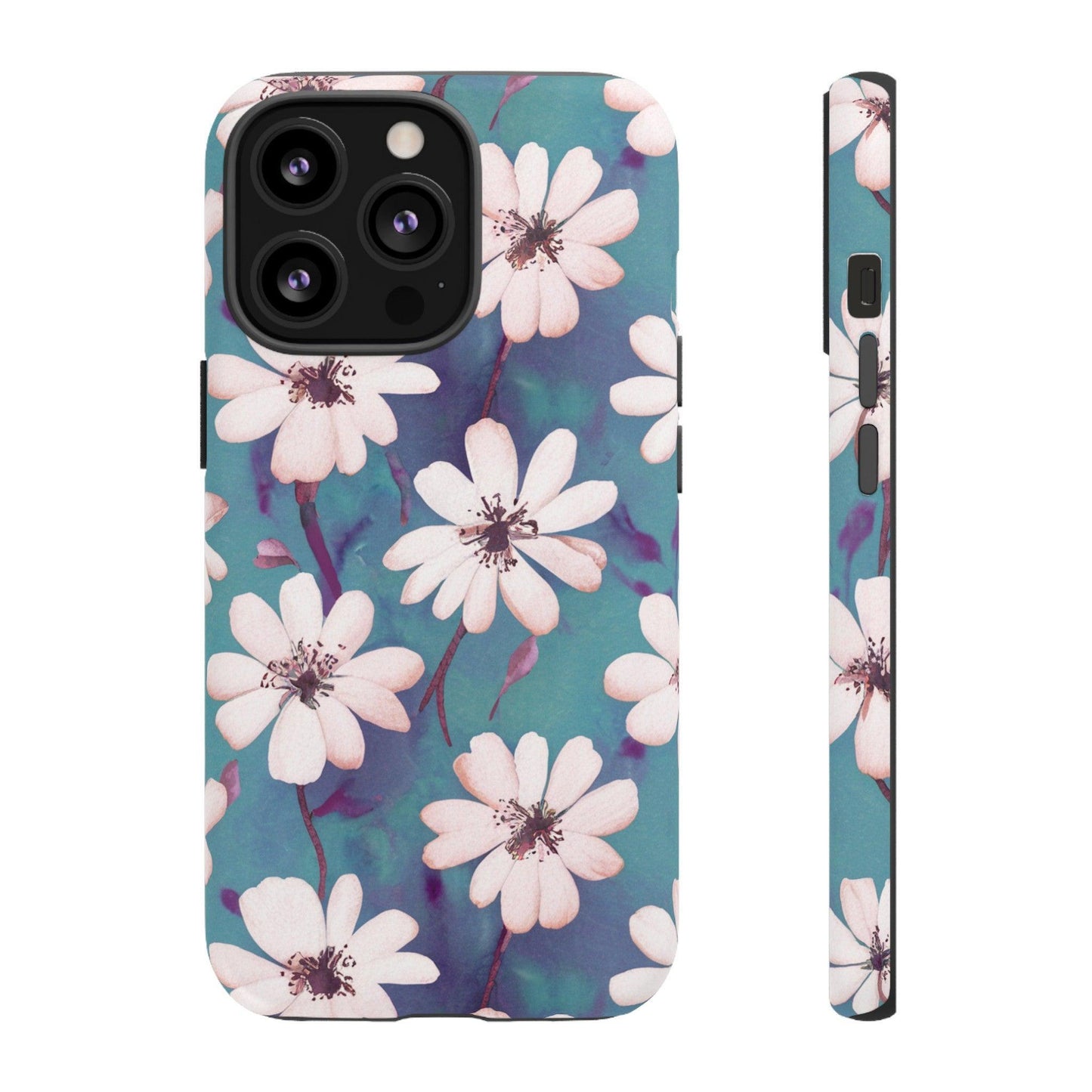 Tough Cellphone Case :" Eclectic Elegance Phone Case Collection" ( Floral patterns)