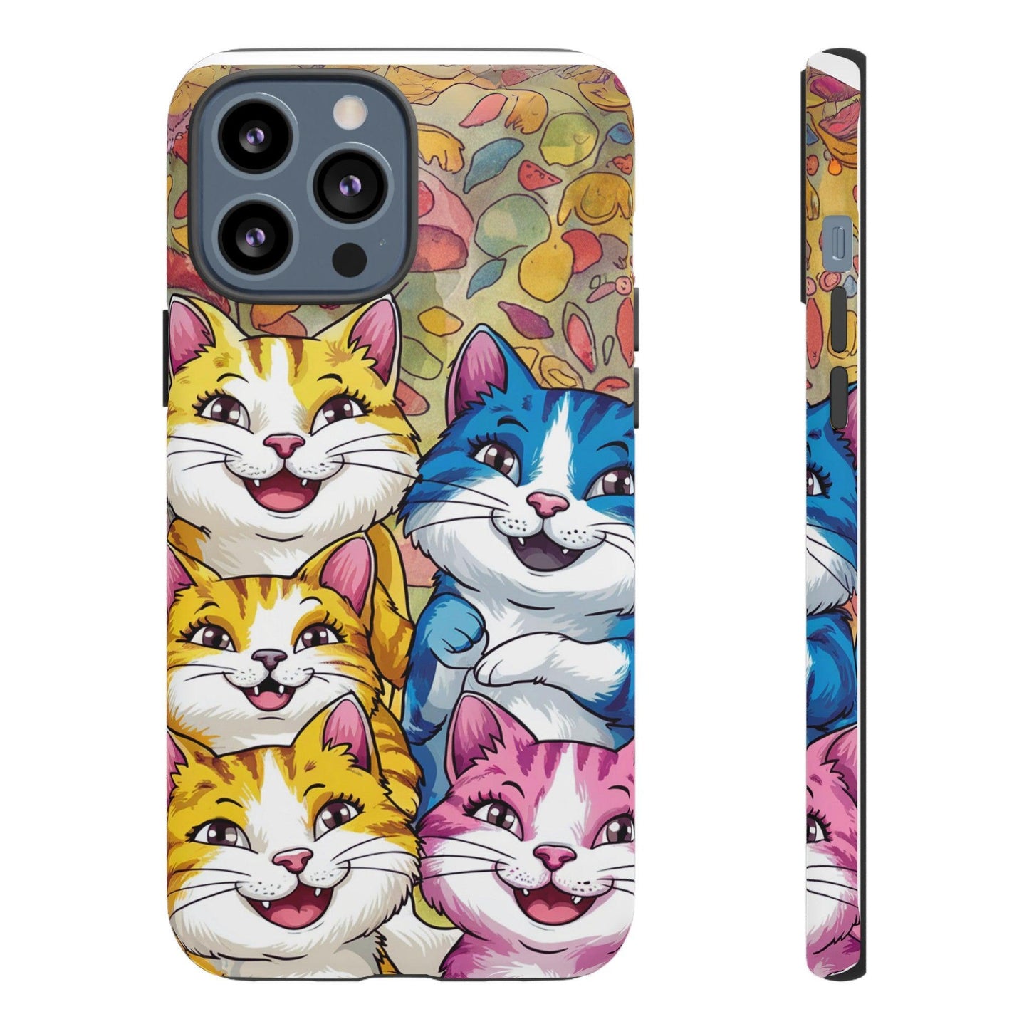 Cat Lovers Collection Tough Cellphone Case - Cosmic Creations by Karen