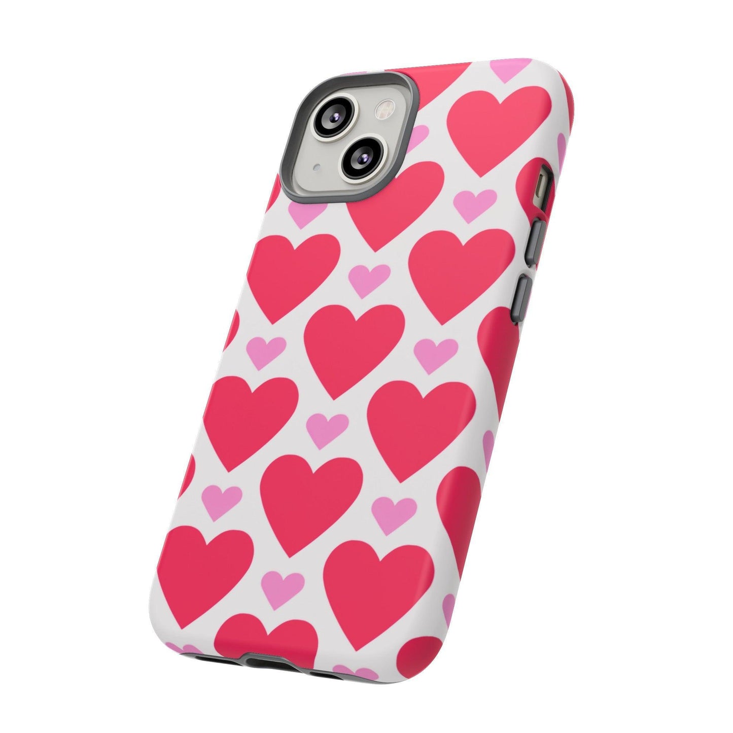 Tough Phone Case :" Eclectic Elegance Phone Case Collection" ( Hearts patterns)