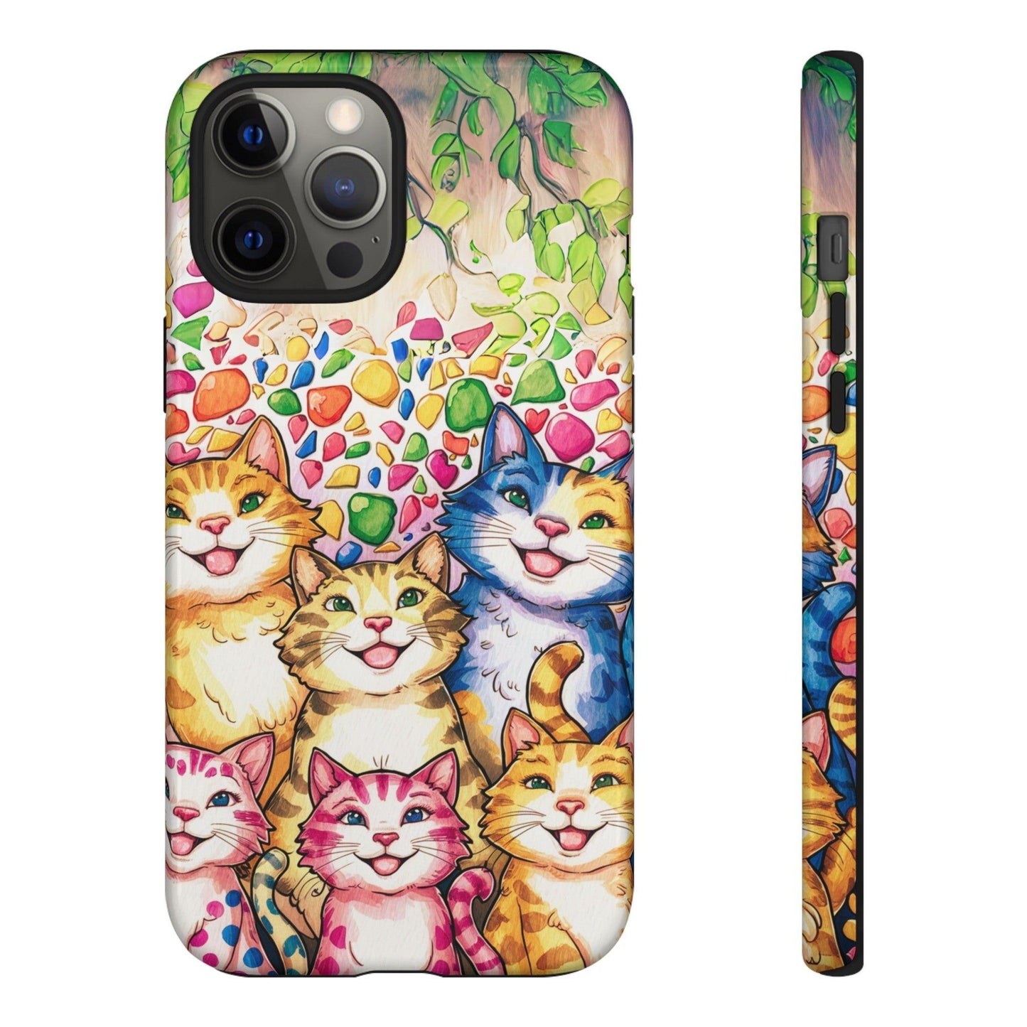 Cat Lovers Collection Tough Cellphone Case - Cosmic Creations by Karen