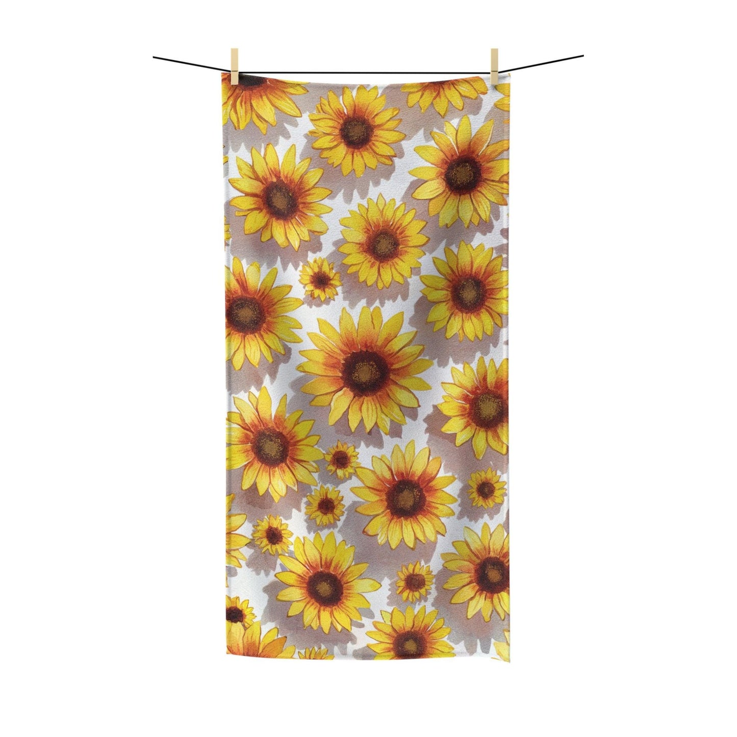 "Sunflower Polycotton Towel"