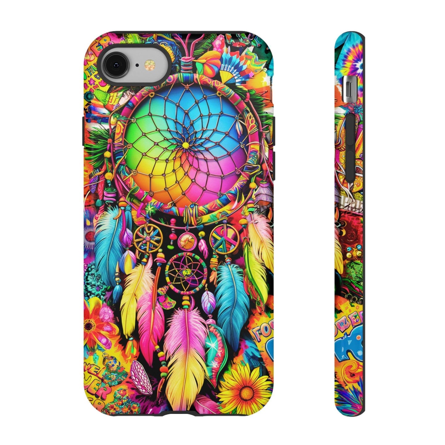 Tough Phone Case :" Eclectic Elegance Phone Case Collection" ( Hippie Style patterns)