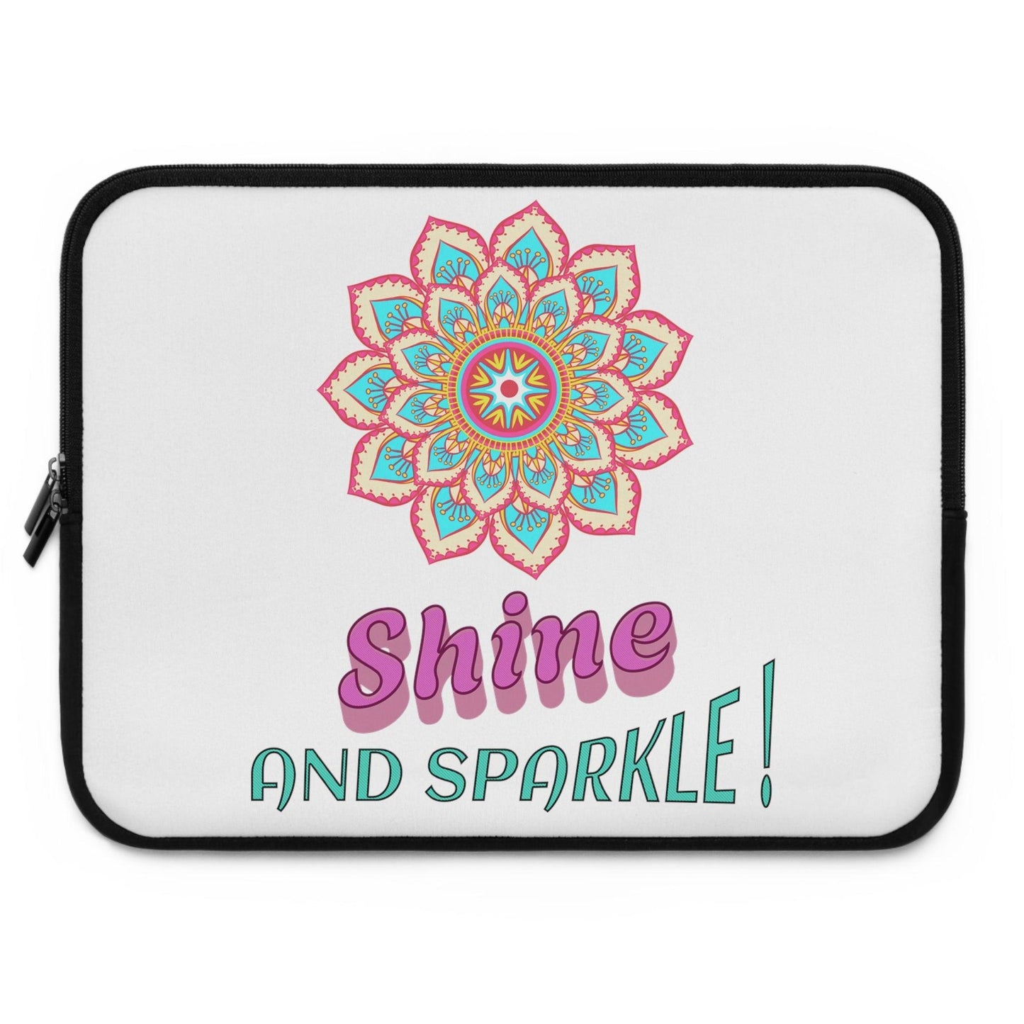 Sparkling mandala Laptop Sleeve - Cosmic Creations by Karen