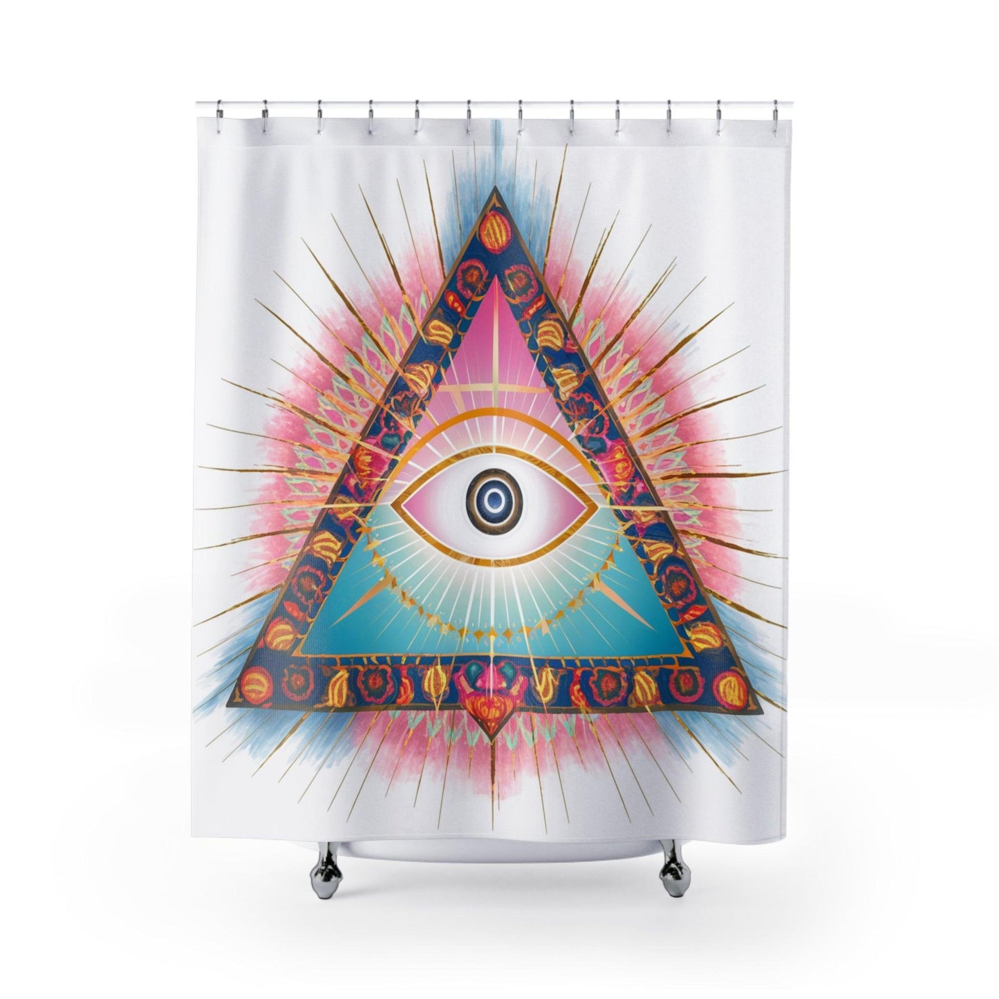 Elegant Shower Curtains Collection ( Third Eye) - Cosmic Creations by Karen