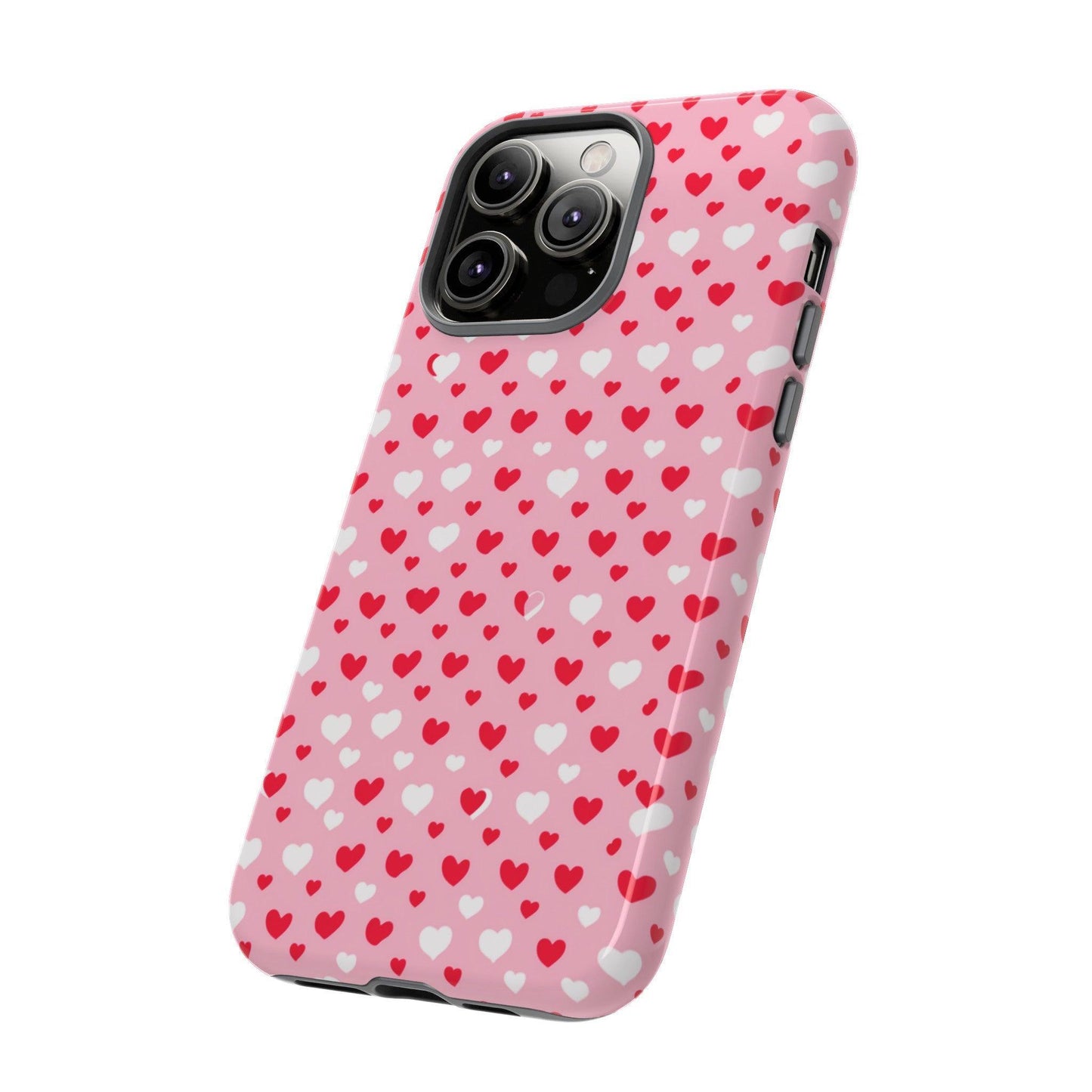 Tough Phone Case :" Eclectic Elegance Phone Case Collection" ( Hearts patterns)