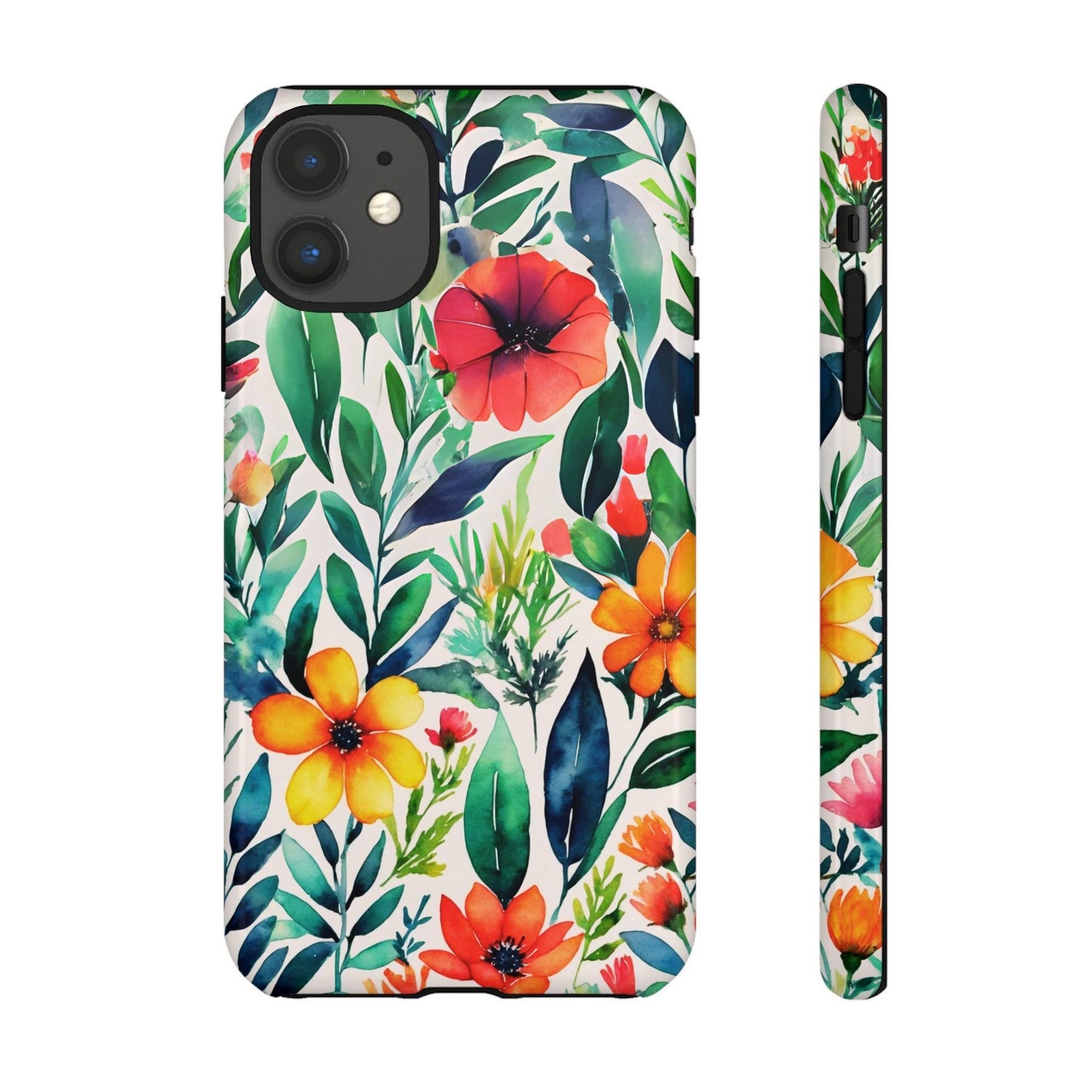 Tough Cellphone Case :" Eclectic Elegance Phone Case Collection" ( Floral patterns)