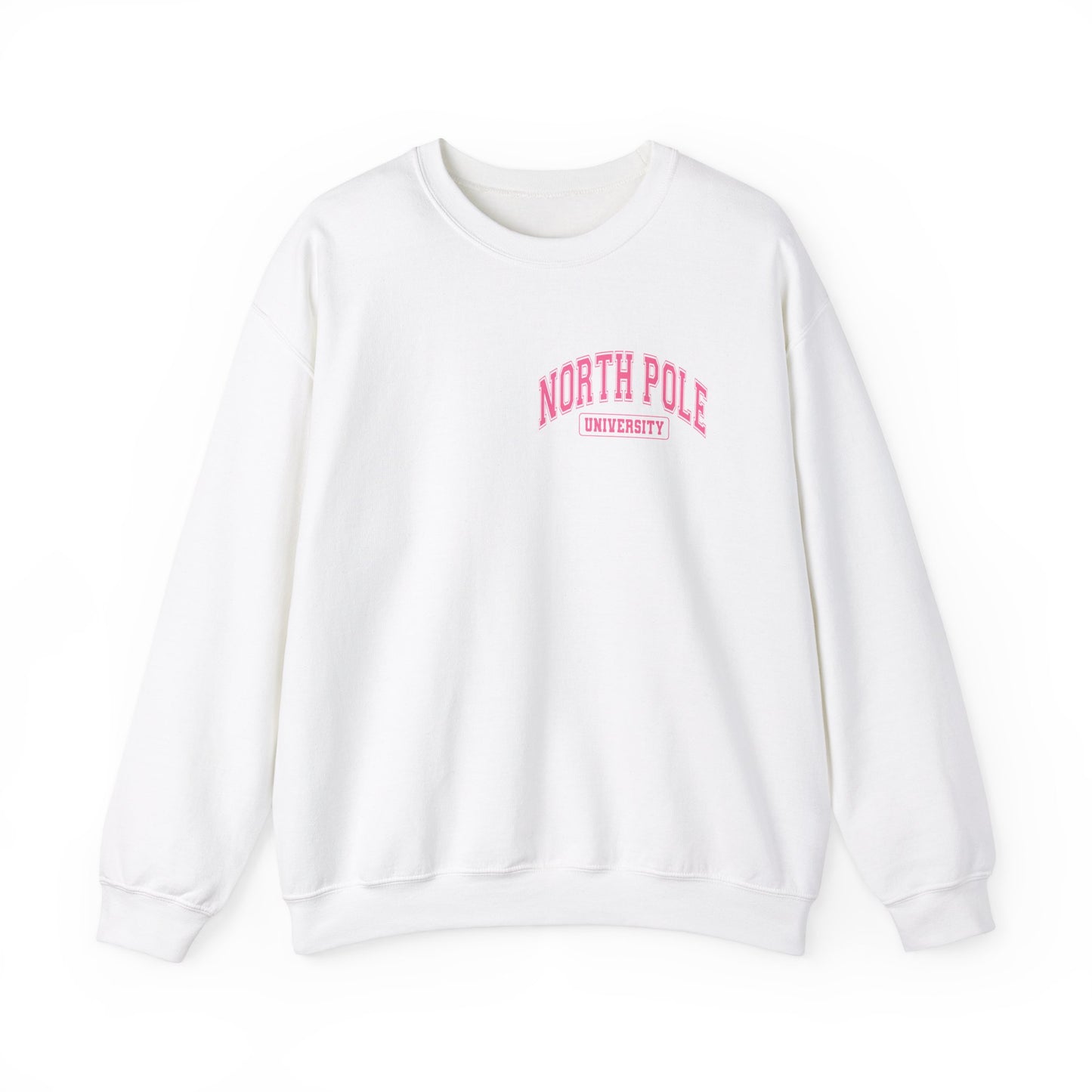 Christmas North Pole University Design  Unisex Crewneck Sweatshirt