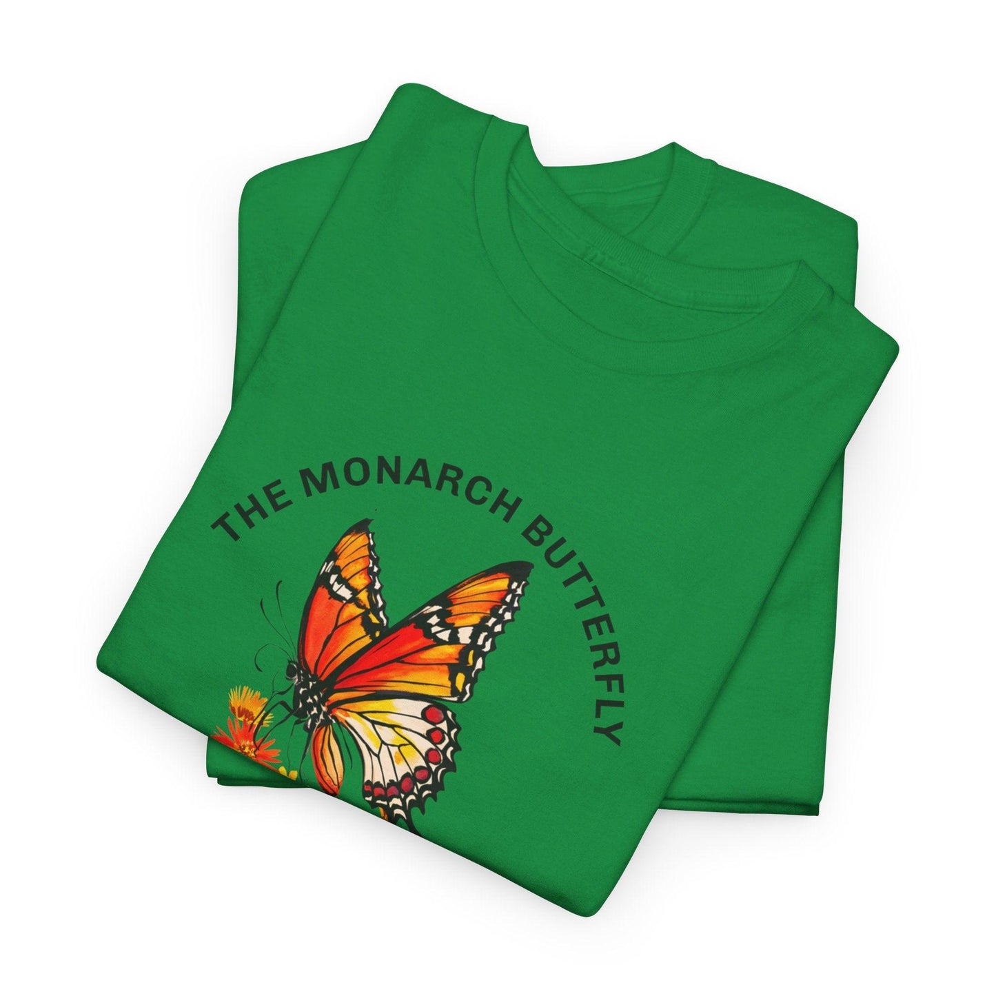 Camiseta unisex de algodón pesado: "La colección Mariposa Monarca"