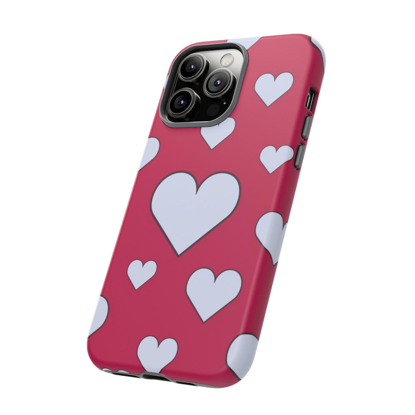 Tough Phone Case :" Eclectic Elegance Phone Case Collection" ( Hearts patterns)