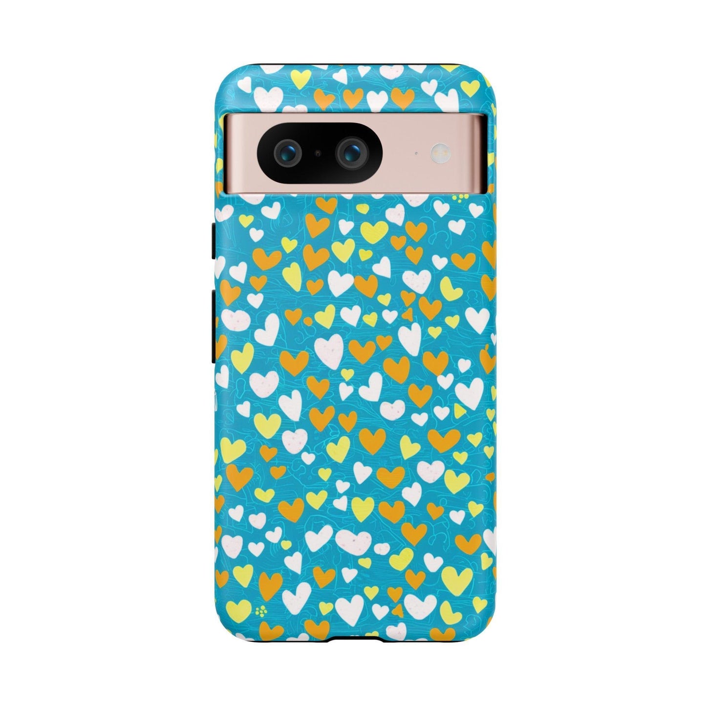 Tough Phone Case :" Eclectic Elegance Phone Case Collection" ( Hearts patterns)