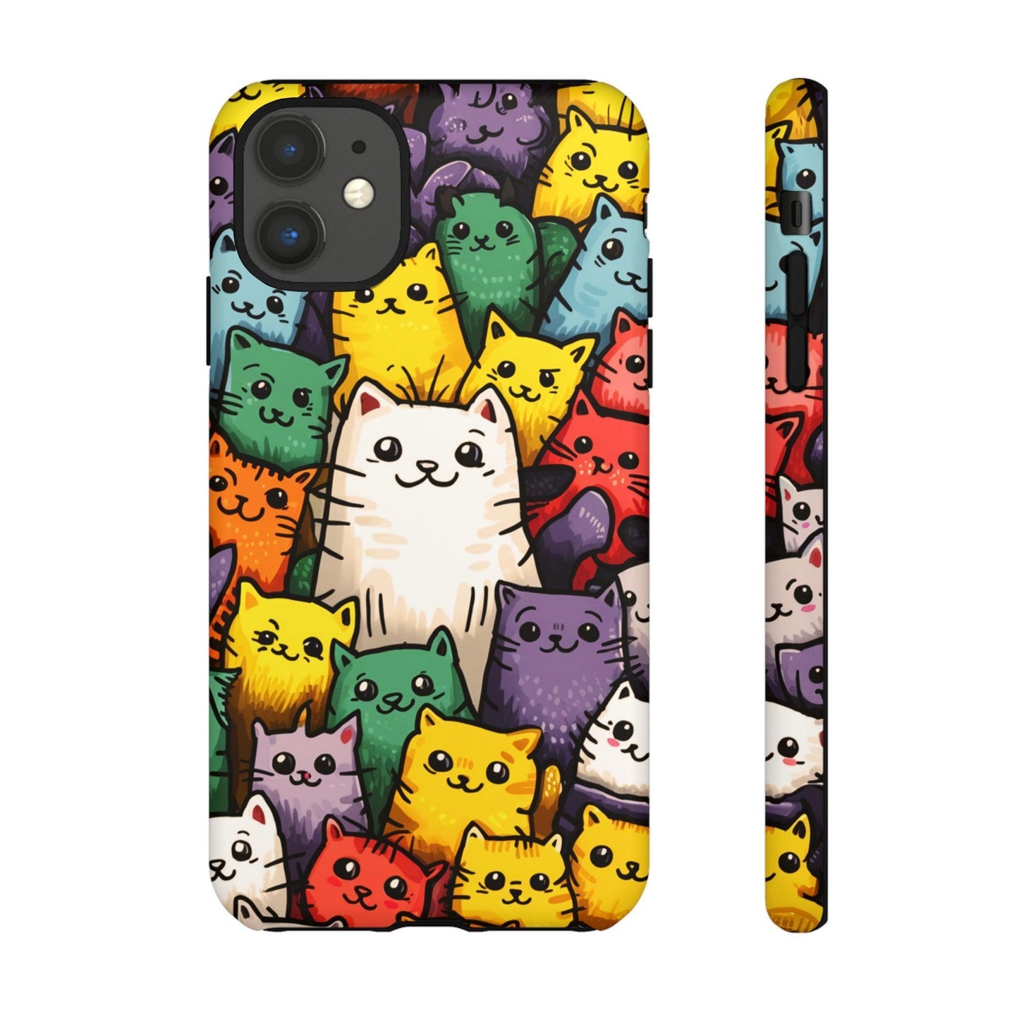 Cat Lovers Collection Tough Cellphone Case - Cosmic Creations by Karen