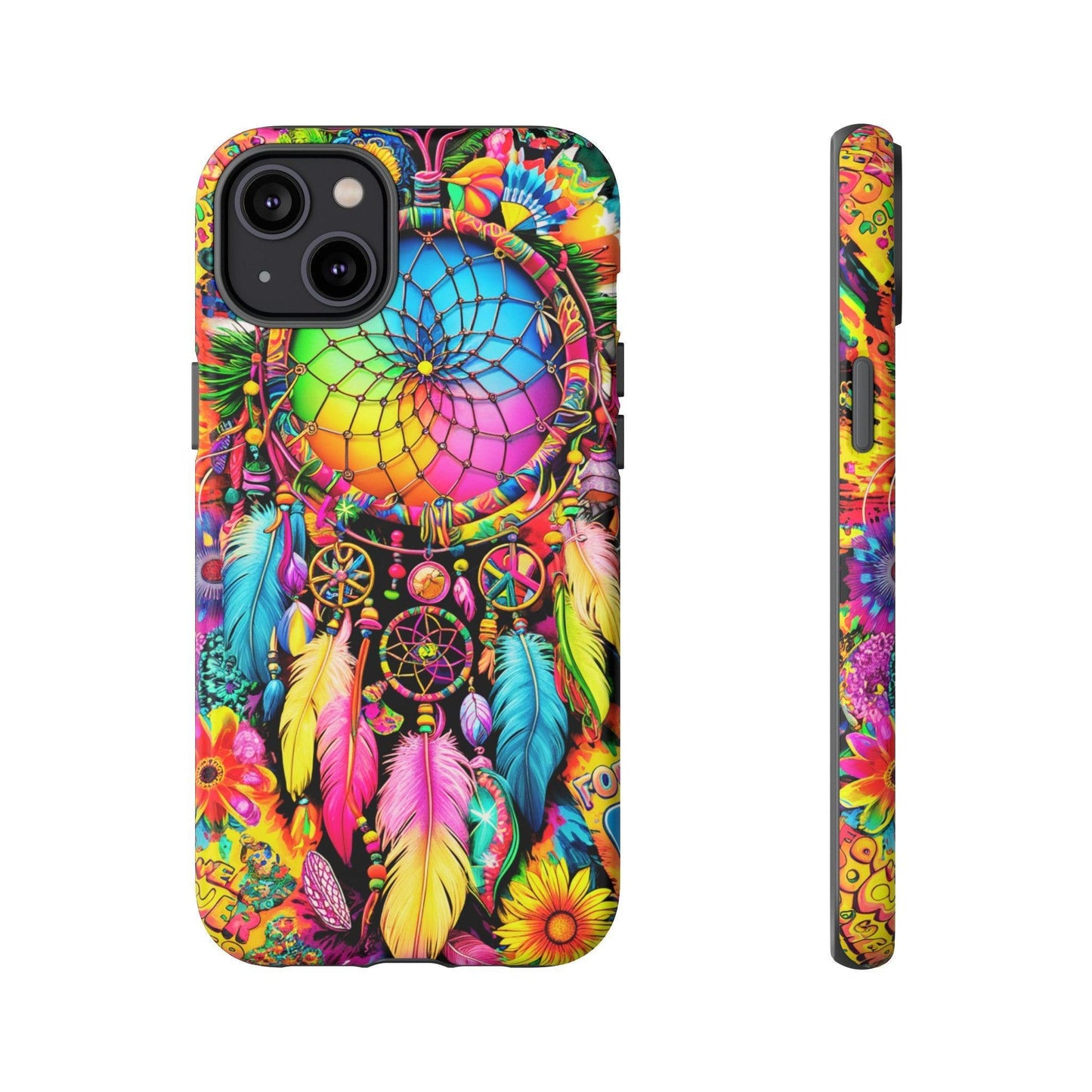 Tough Phone Case :" Eclectic Elegance Phone Case Collection" ( Hippie Style patterns)