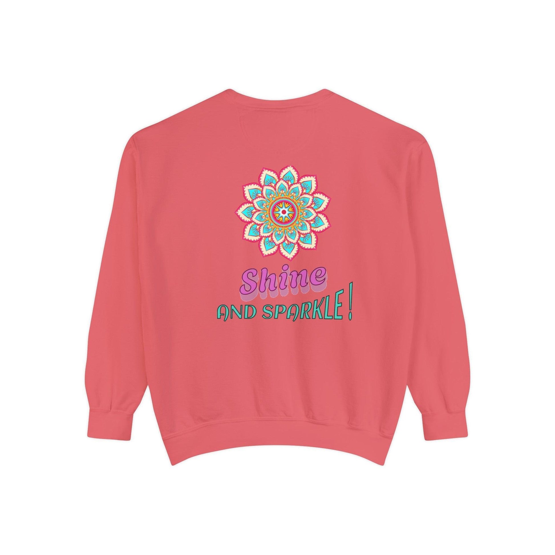 GlowWarm Garment-Dyed Sweatshirt Perfect for lounging, outdoor activities, or as a heartfelt gift for loved ones. - Cosmic Creations by Karen