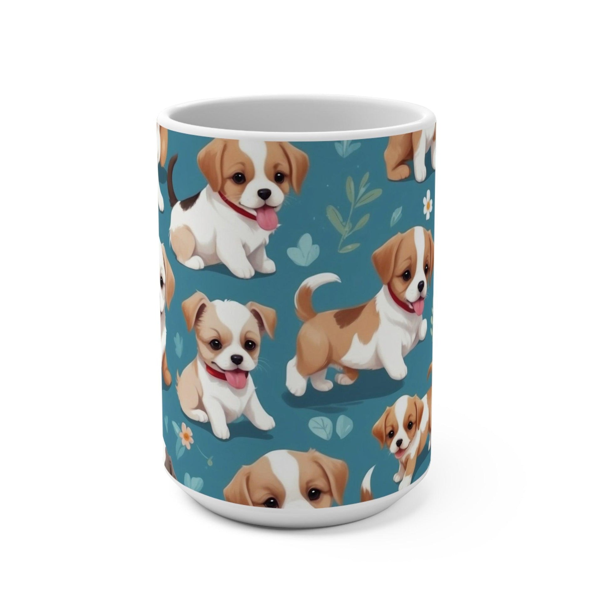 Dog Lovers Delight Mug ( 15 oz ) | Perfect for your morning coffee or evening tea | Great gift for dog lovers - Cosmic Creations by Karen