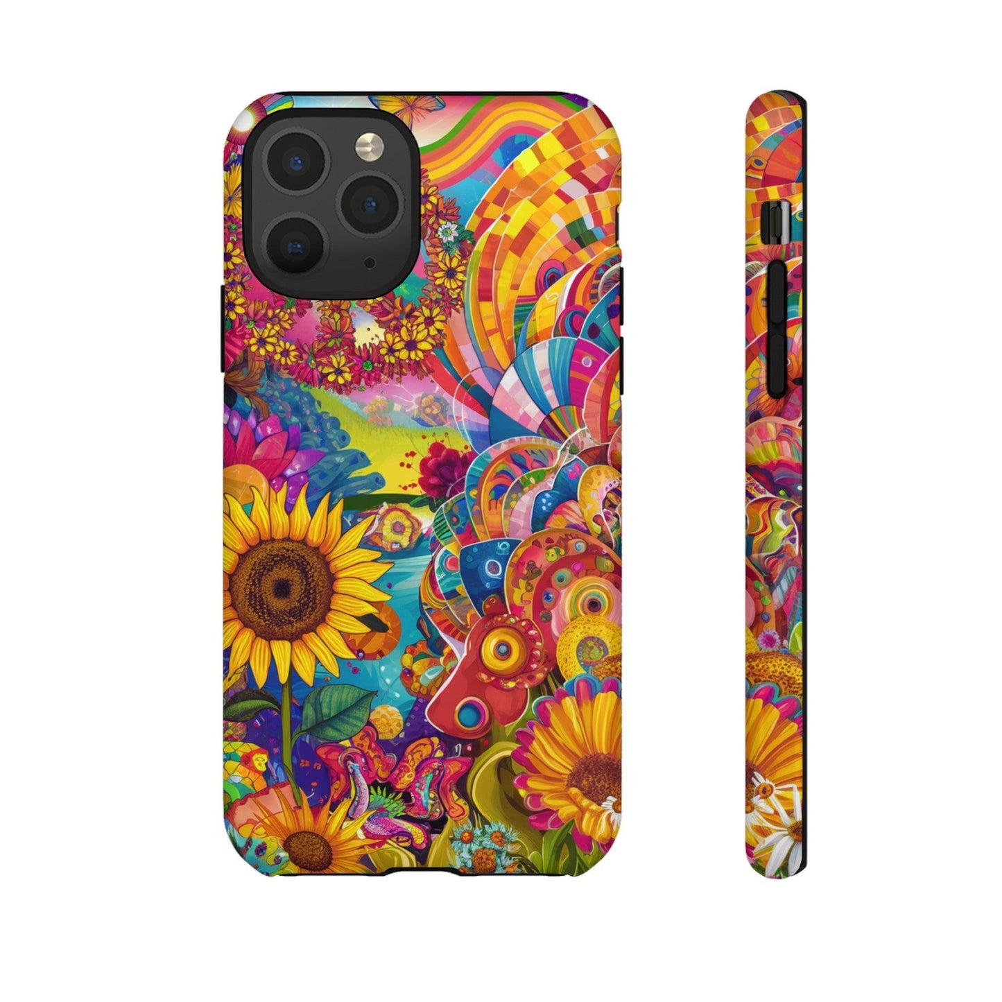 Tough Phone Case :" Eclectic Elegance Phone Case Collection" ( Hippie Style patterns)