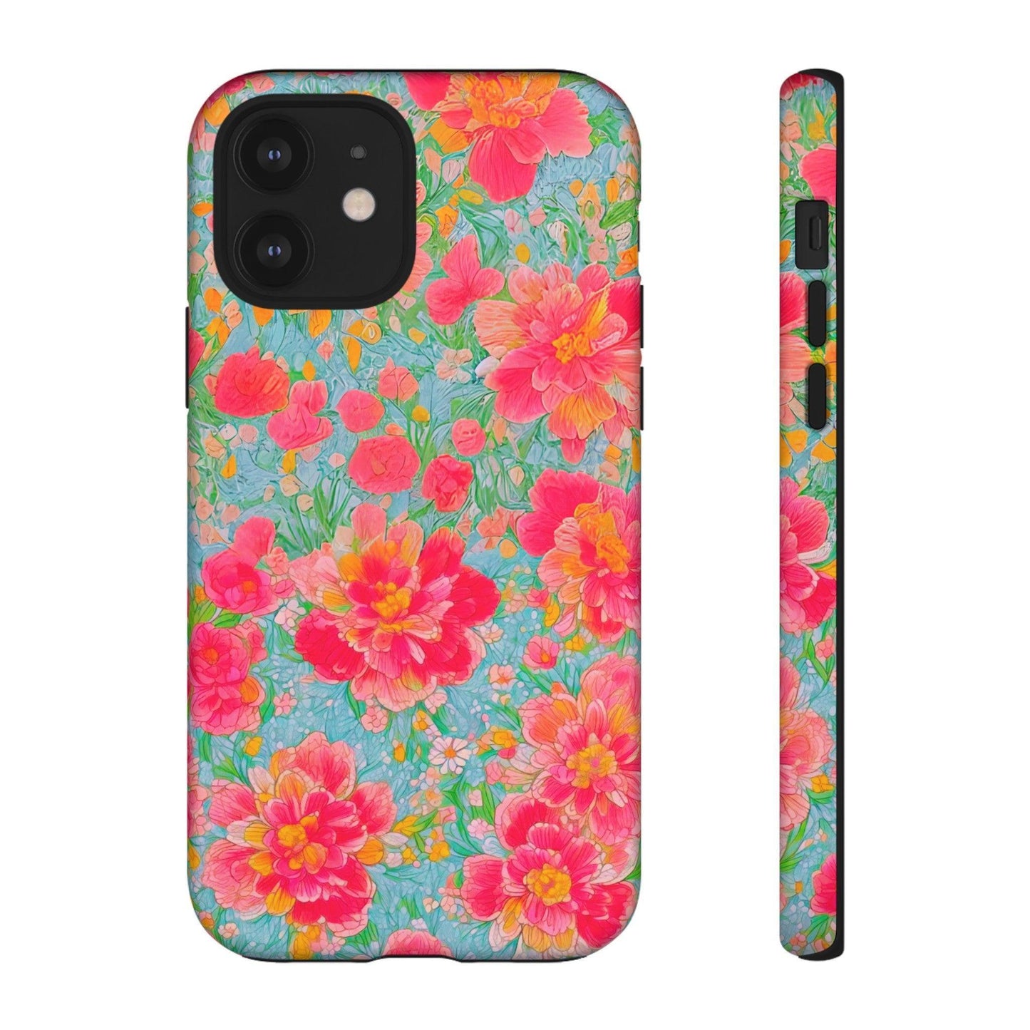 Tough Cellphone Case :" Eclectic Elegance Phone Case Collection" ( Floral patterns)