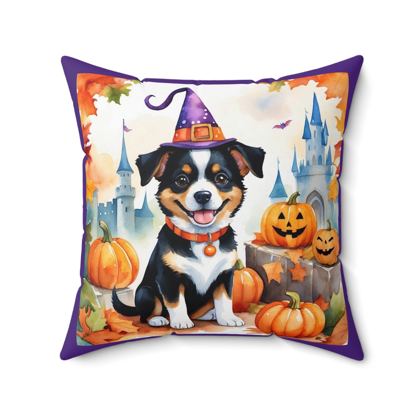 Halloween cute dog  Square Pillow