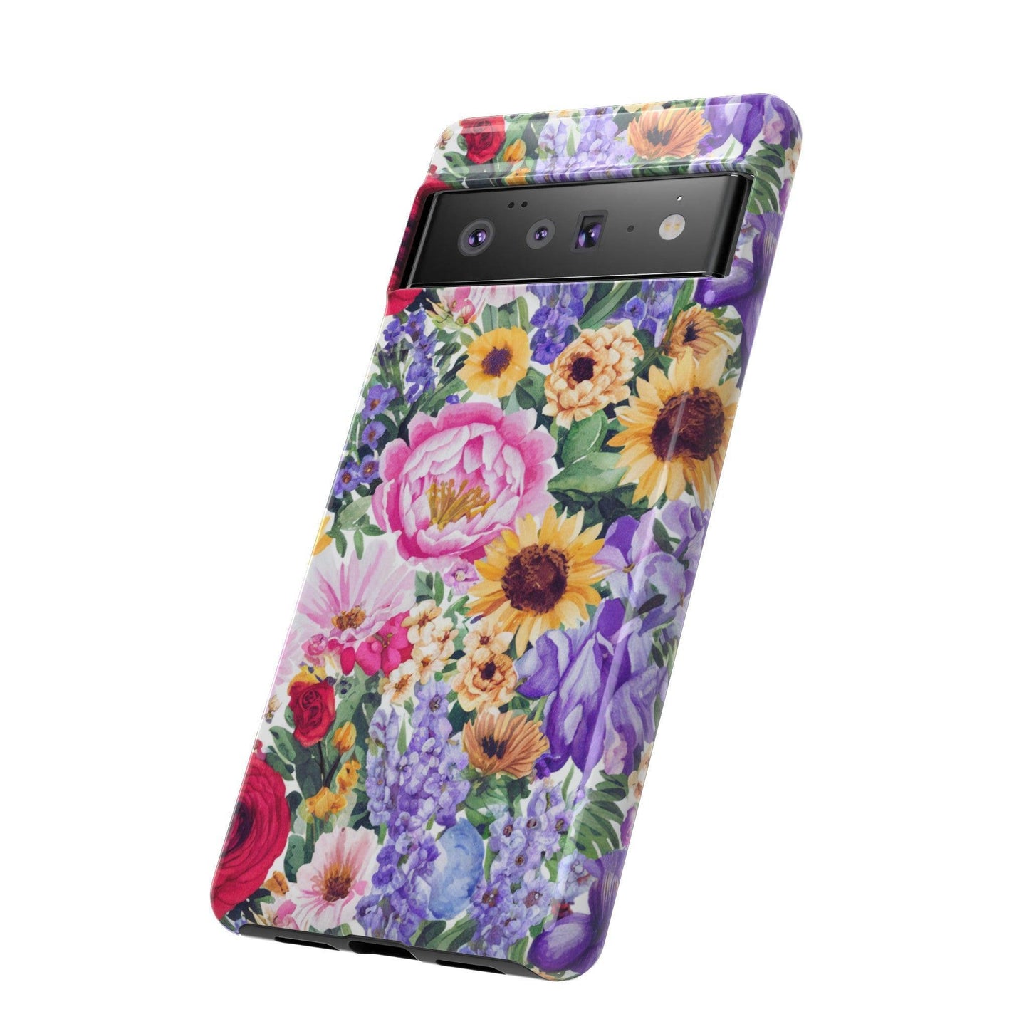 Tough Cellphone Case :" Eclectic Elegance Phone Case Collection" ( Floral patterns)